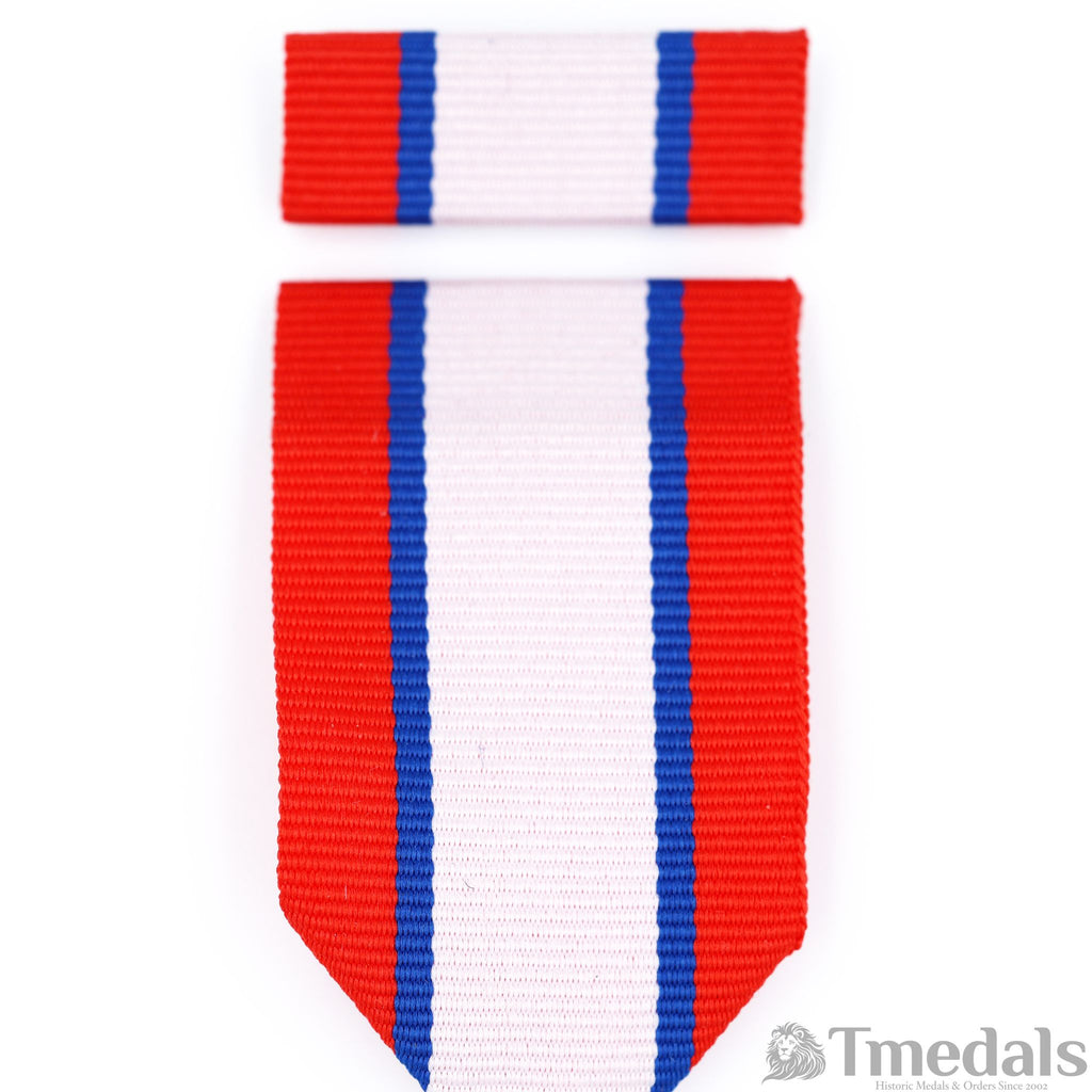 ROC Blue Sky White Sun Starburst Medal & Ribbon Bar – Later Pattern