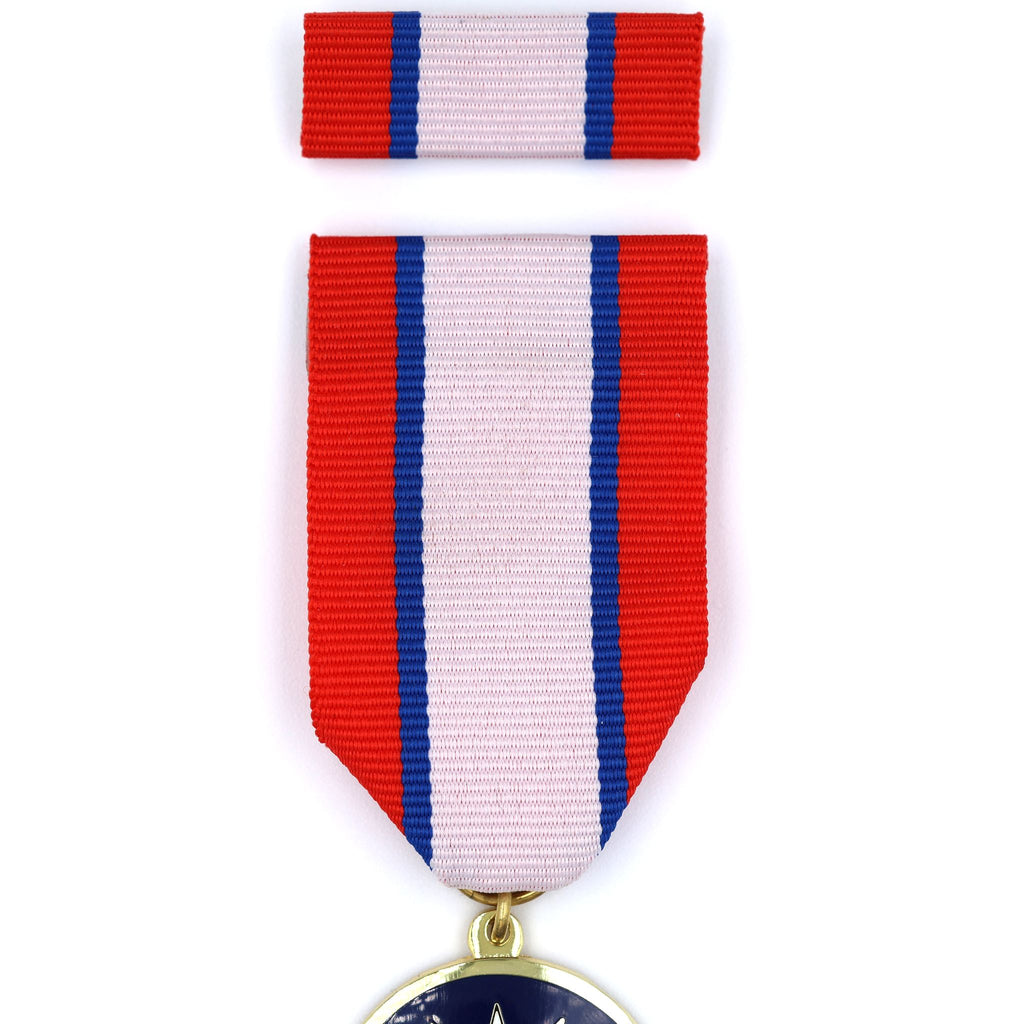 ROC Blue Sky White Sun Medal with Matching Ribbon Bar