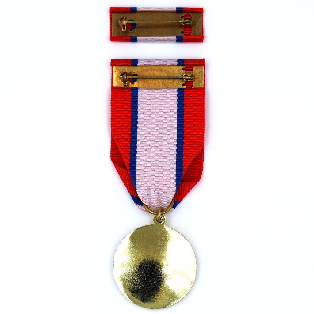 ROC Blue Sky White Sun Medal with Matching Ribbon Bar