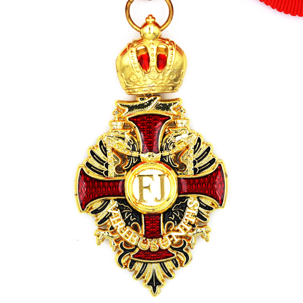Austrian Franz Joseph Order Commander Neck Cross Medal Reproduction