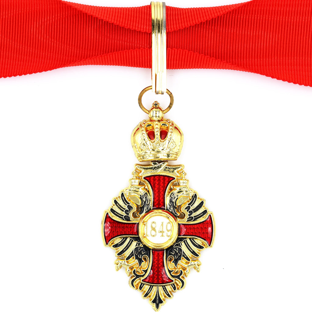 Austrian Franz Joseph Order Commander Neck Cross Medal Reproduction