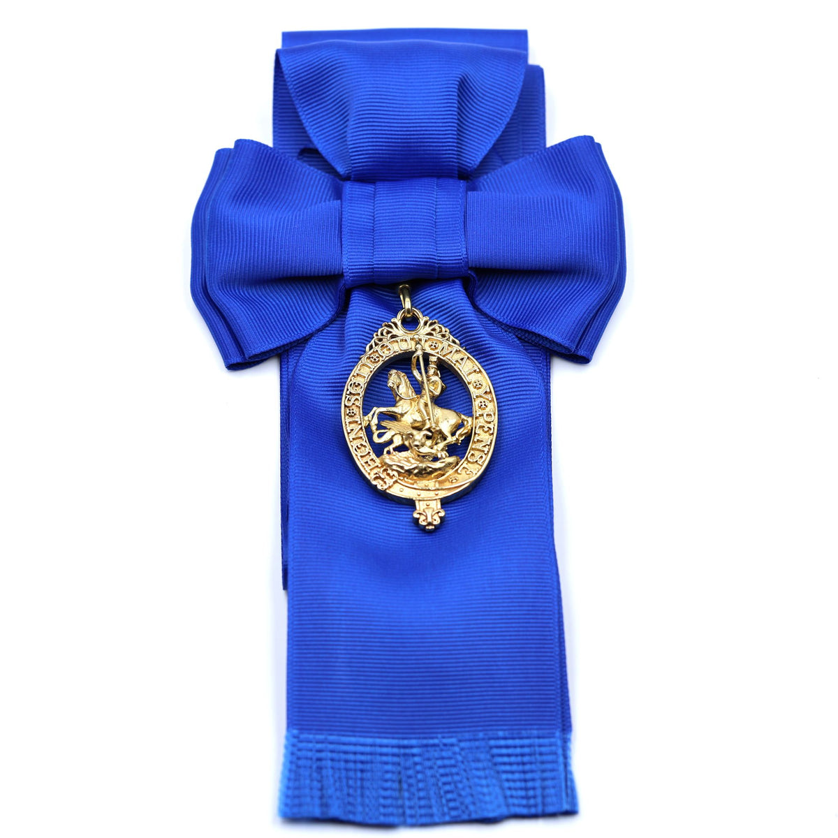 British Order of the Garter Ladies' Blue Sash & Lesser George Badge