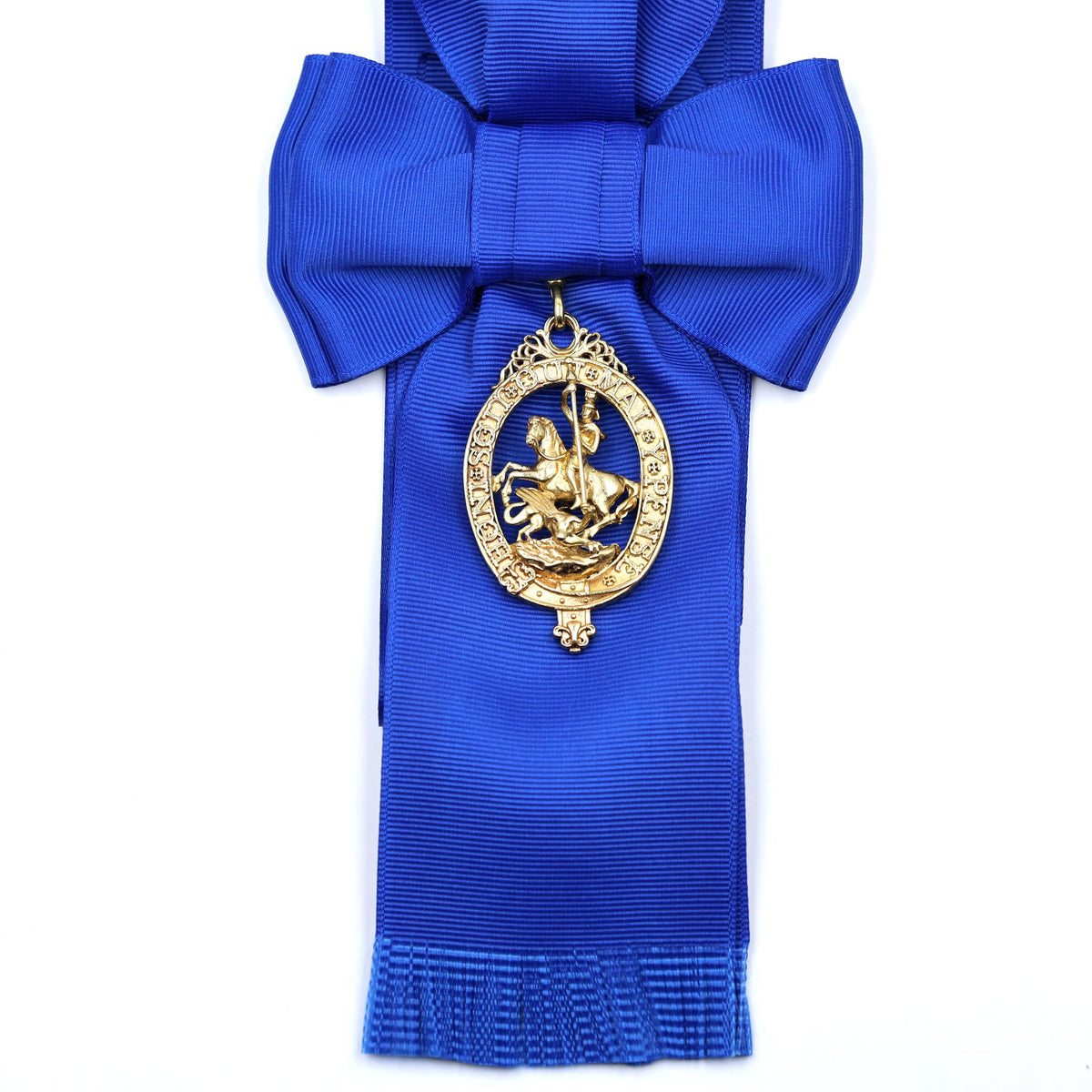 British Order of the Garter Ladies' Blue Sash & Lesser George Badge