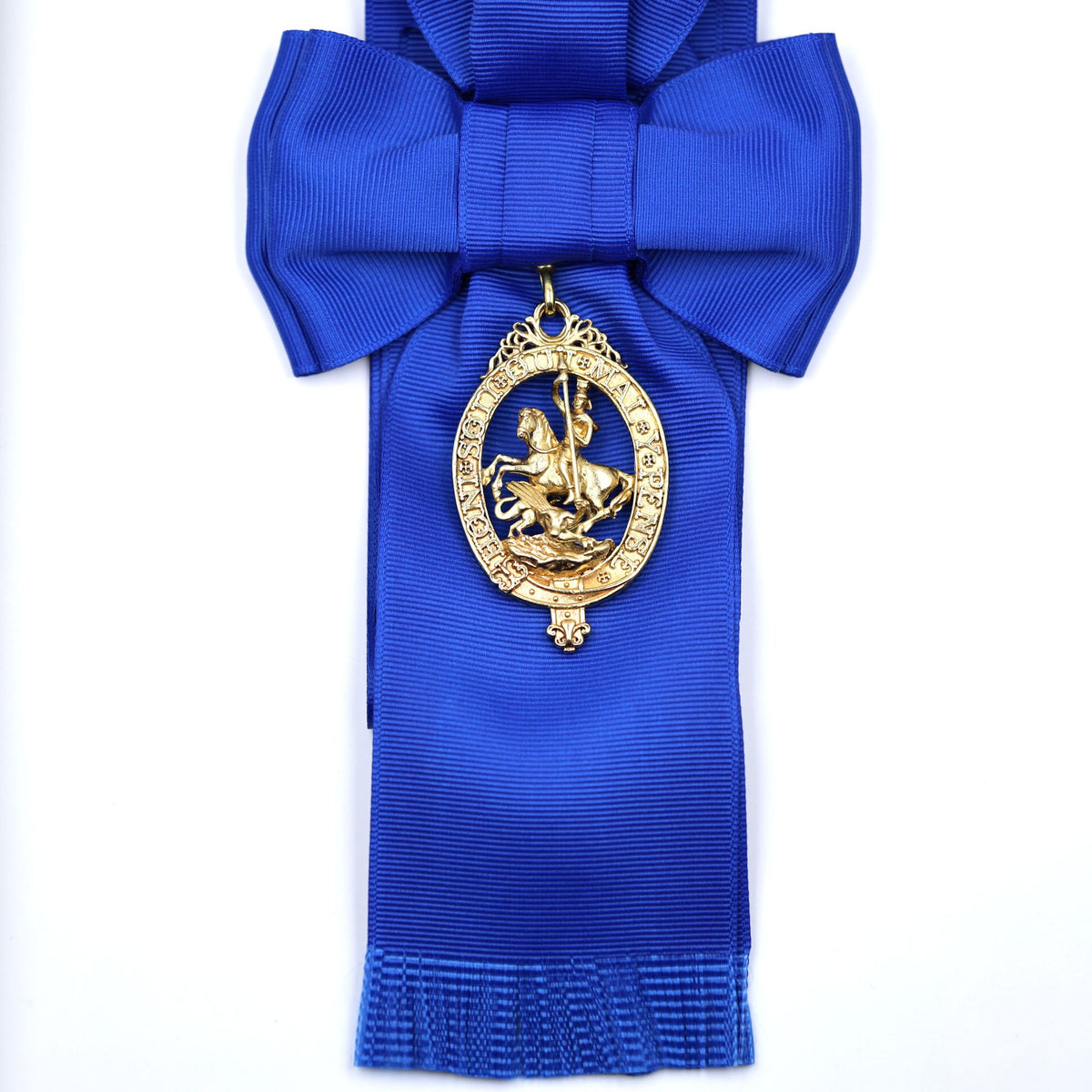 British Order of the Garter Ladies' Blue Sash & Lesser George Badge