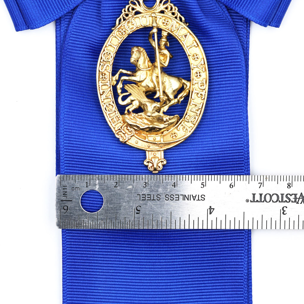British Order of the Garter Ladies' Blue Sash & Lesser George Badge