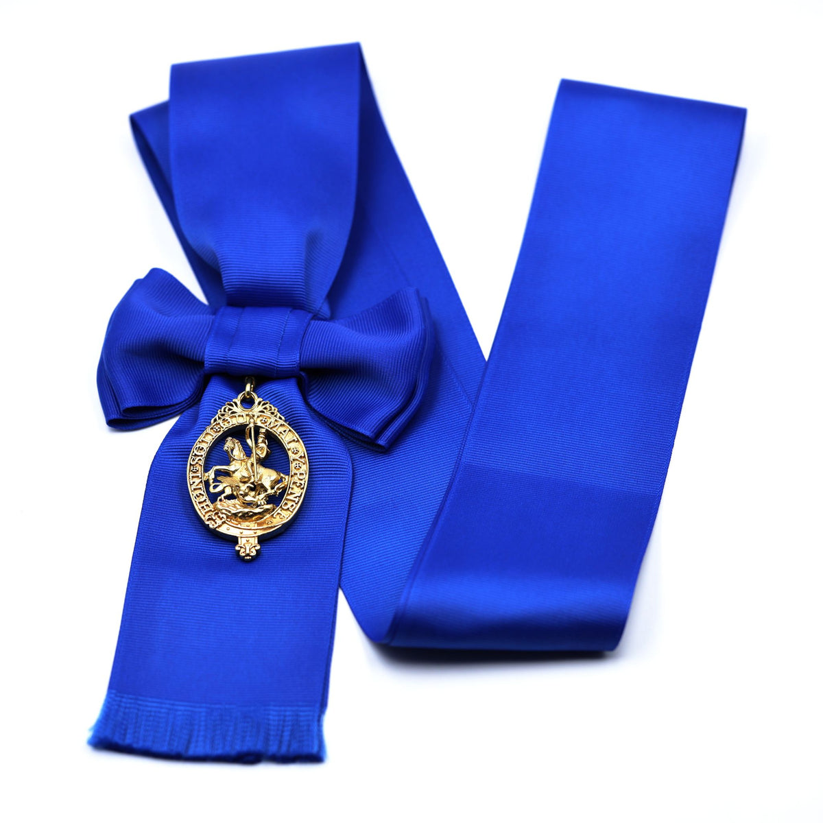 British Order of the Garter Ladies' Blue Sash & Lesser George Badge