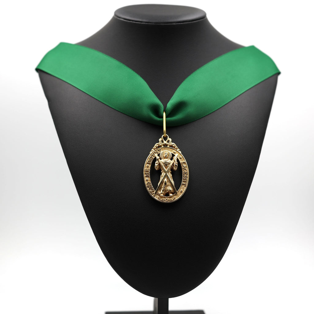 Order of the Thistle Historical Neck Badge with Green Ribbon