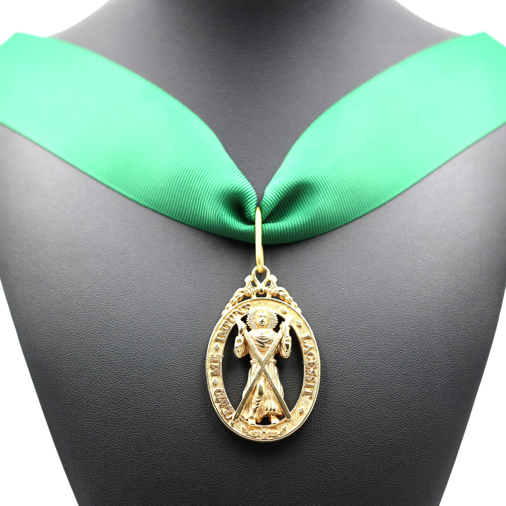Order of the Thistle Historical Neck Badge with Green Ribbon