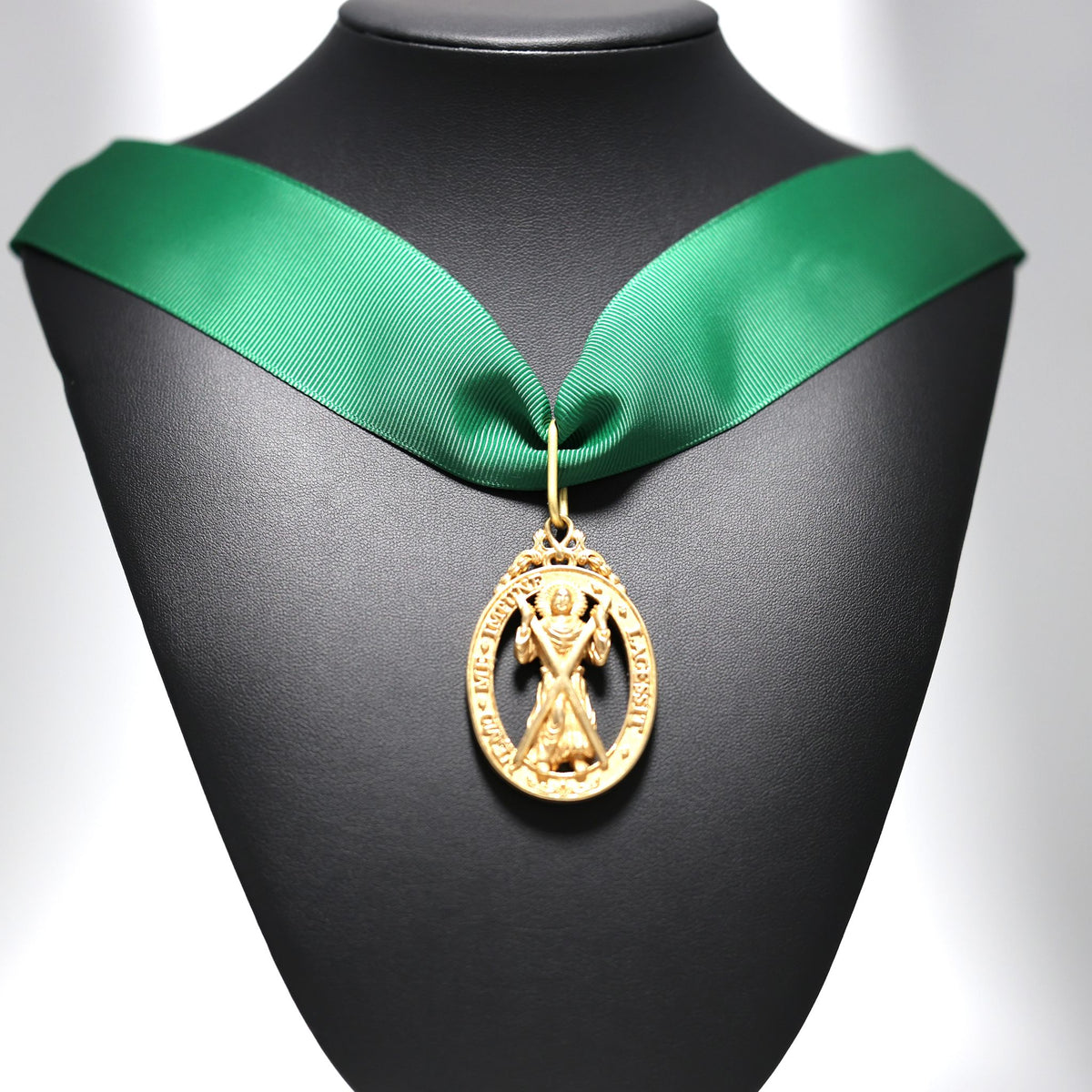 Order of the Thistle Historical Neck Badge with Green Ribbon