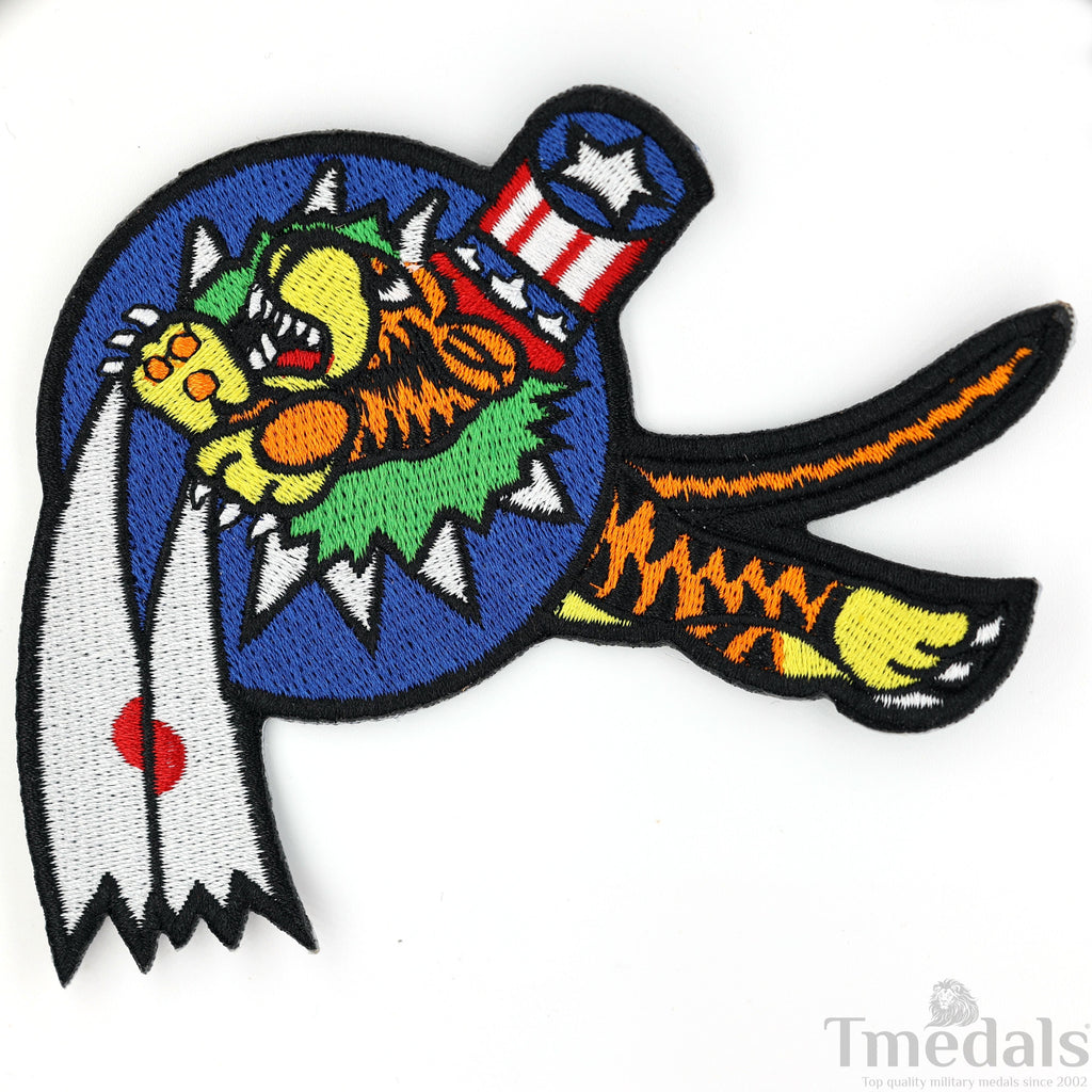 U.S. Army 14th Air Force Corps WWII Flying Tigers Avg Force Patch U.S. WWII China replica