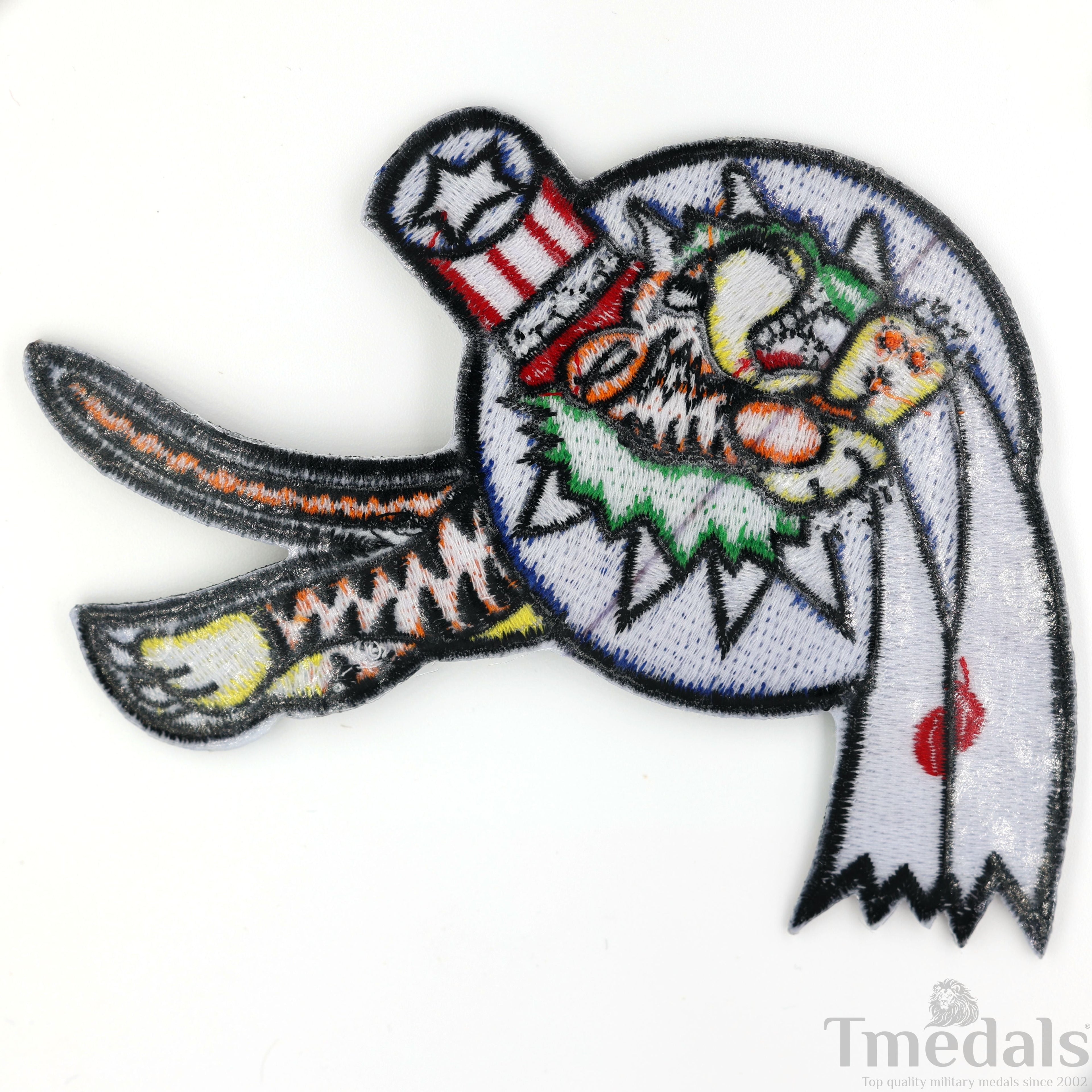 U.S. Army 14th Air Force Corps WWII Flying Tigers Avg Force Patch U.S. WWII China detail view 4