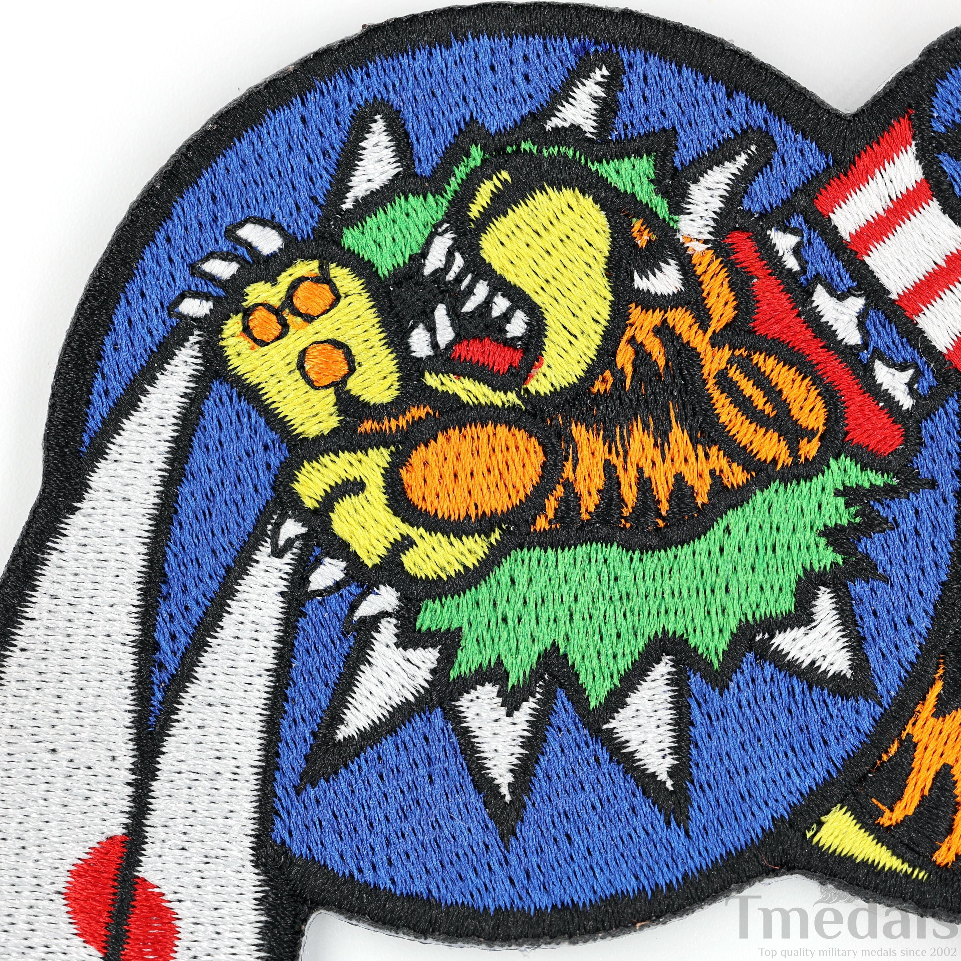 U.S. Army 14th Air Force Corps WWII Flying Tigers Avg Force Patch U.S. WWII China detail view 5