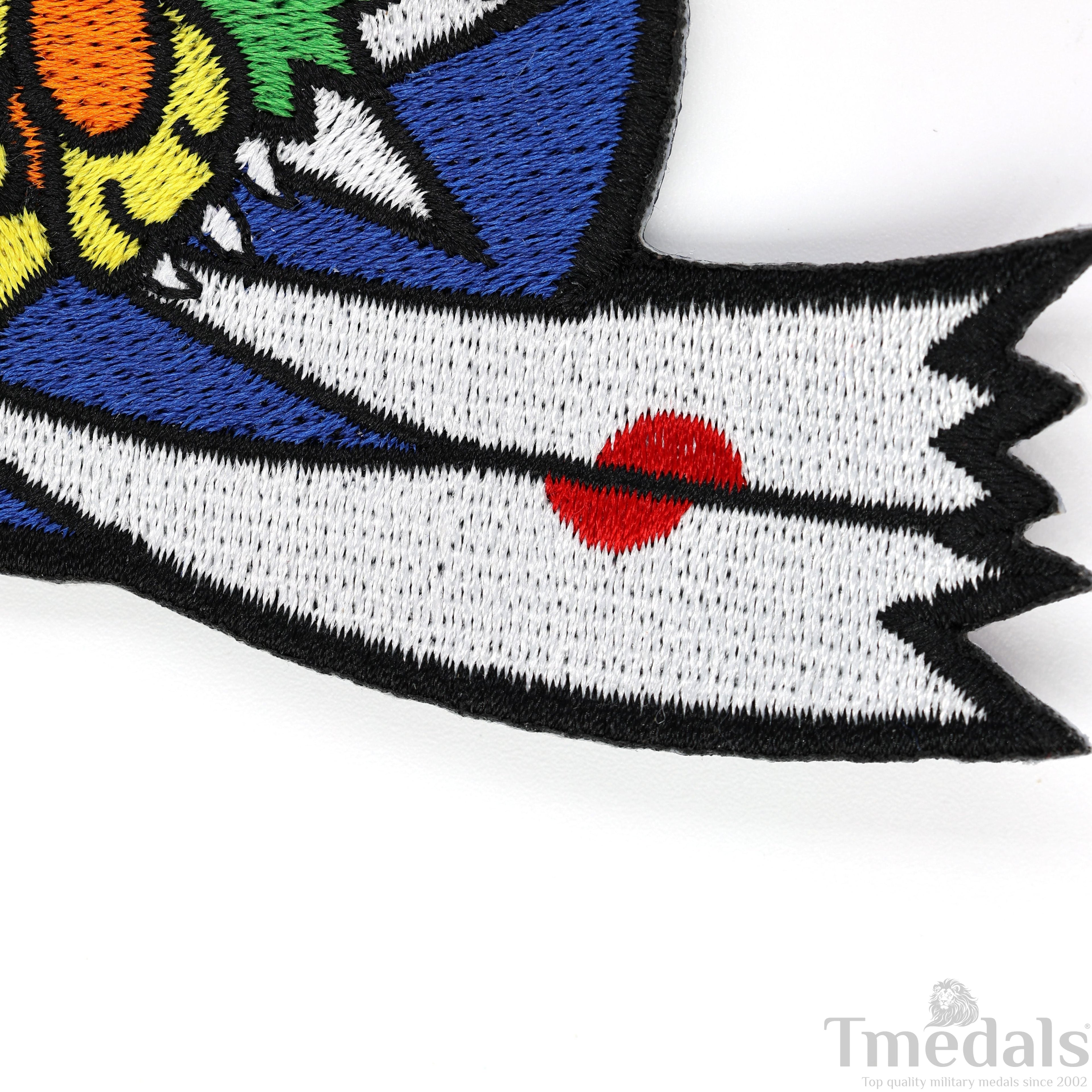 U.S. Army 14th Air Force Corps WWII Flying Tigers Avg Force Patch U.S. WWII China detail view 7