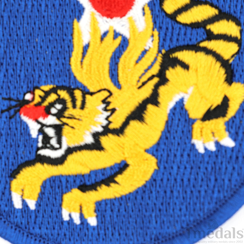 U.S. Army 14th Air Force Corps WWII Flying Tigers Avg Force Patch U.S. WWII detail view 5
