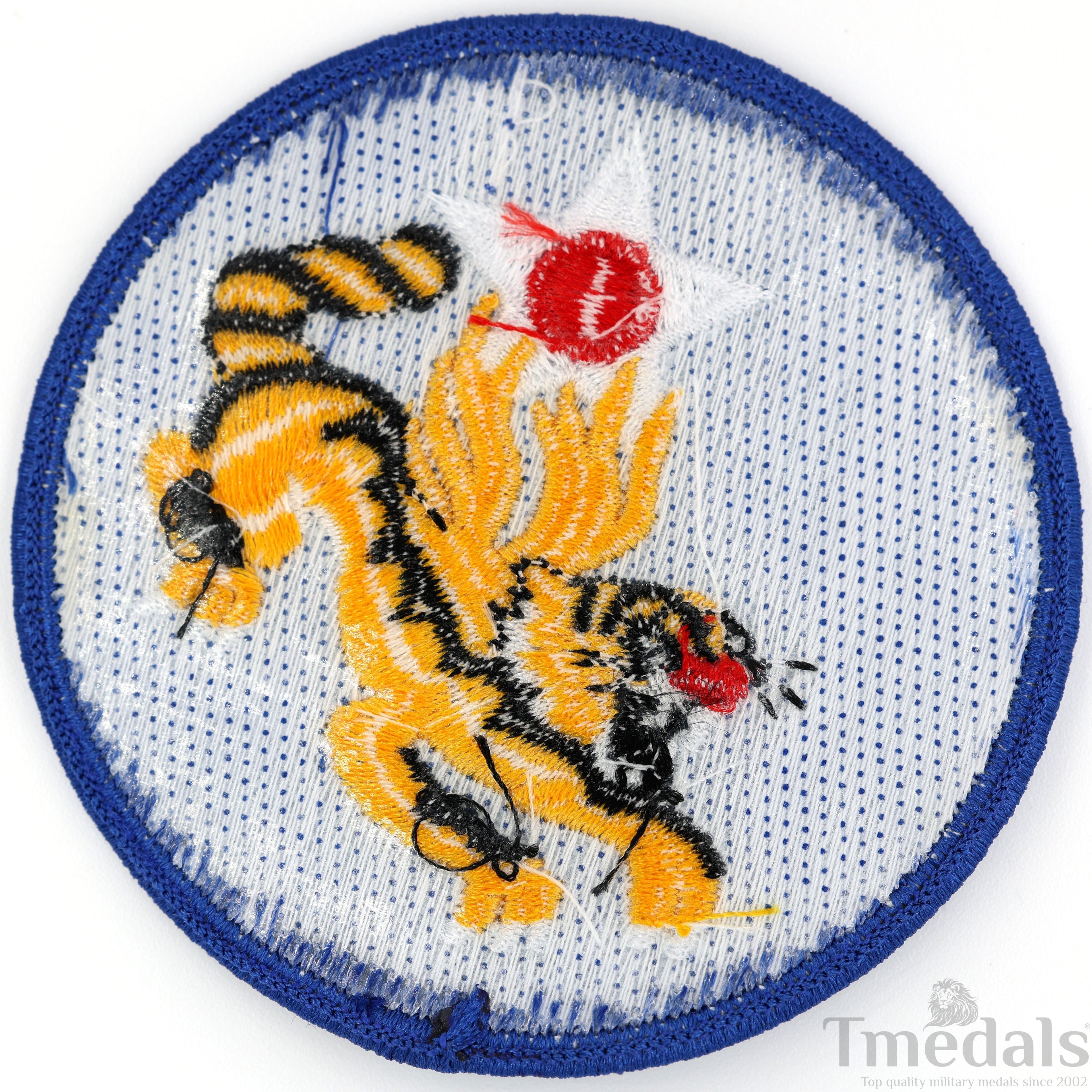 U.S. Army 14th Air Force Corps WWII Flying Tigers Avg Force Patch U.S. WWII detail view 7