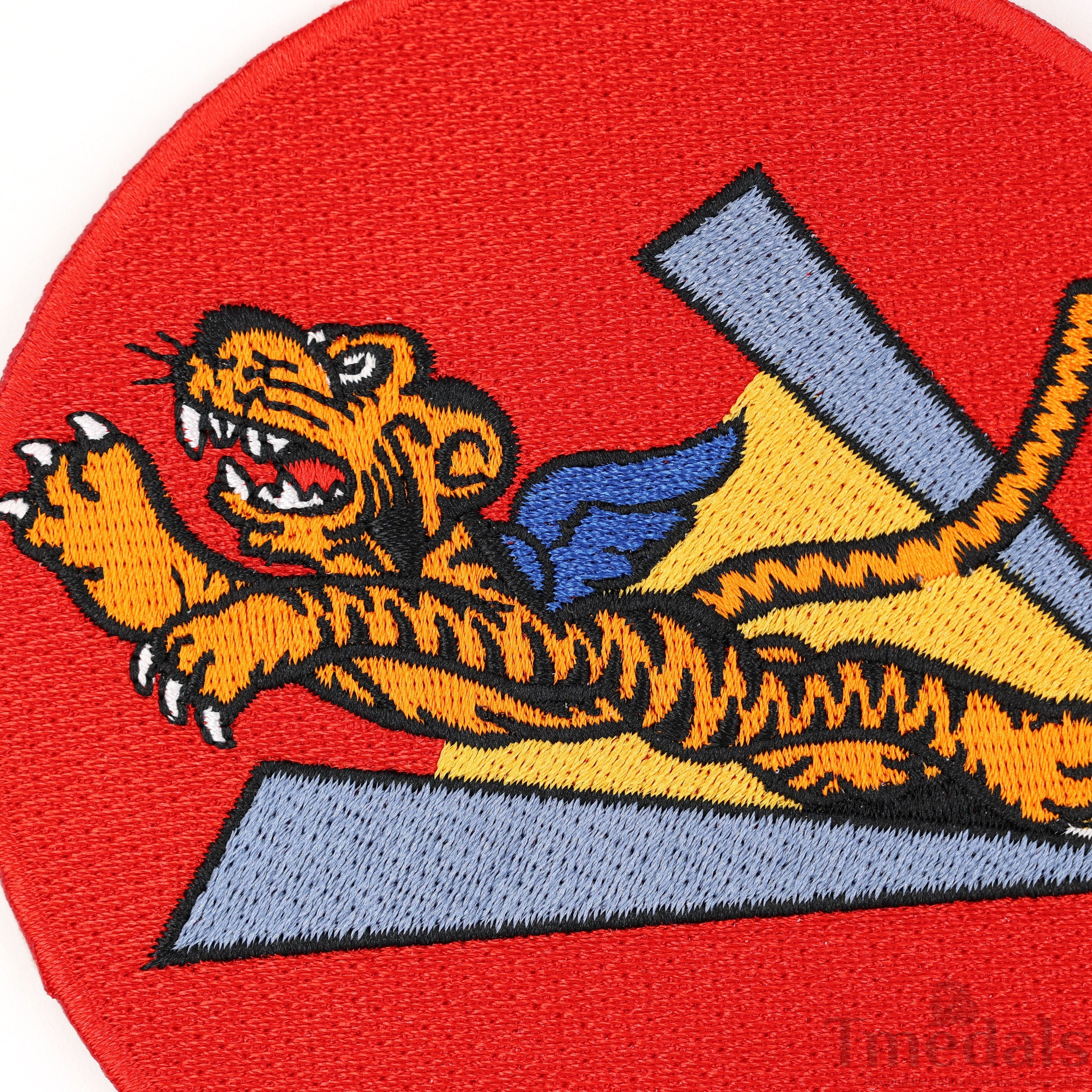 U.S. Army 14th Air Force Corps WWII Flying Tigers Avg Force Patch U.S. WWII China detail view 3