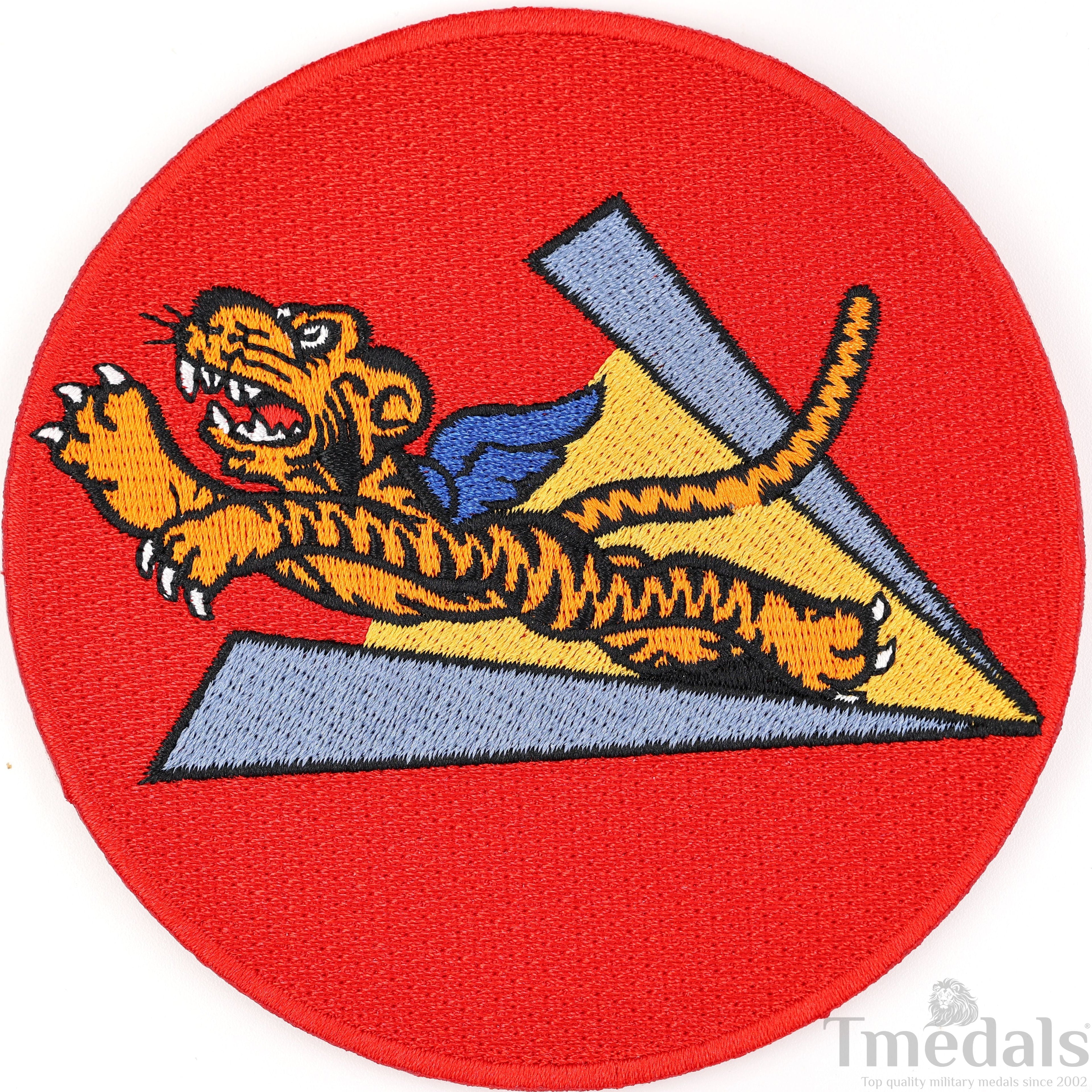 U.S. Army 14th Air Force Corps WWII Flying Tigers Avg Force Patch U.S. WWII China detail view 6