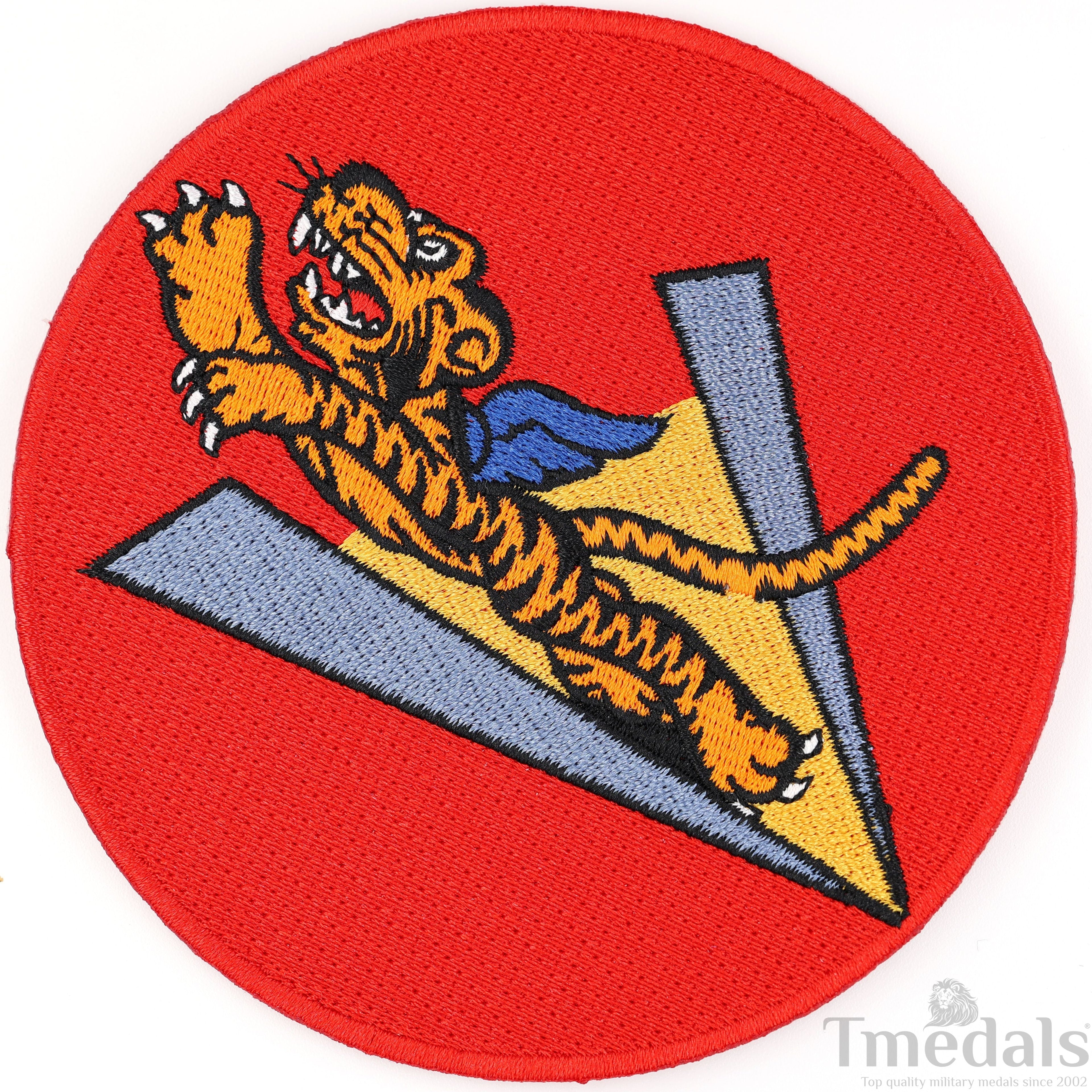 U.S. Army 14th Air Force Corps WWII Flying Tigers Avg Force Patch U.S. WWII China detail view 7