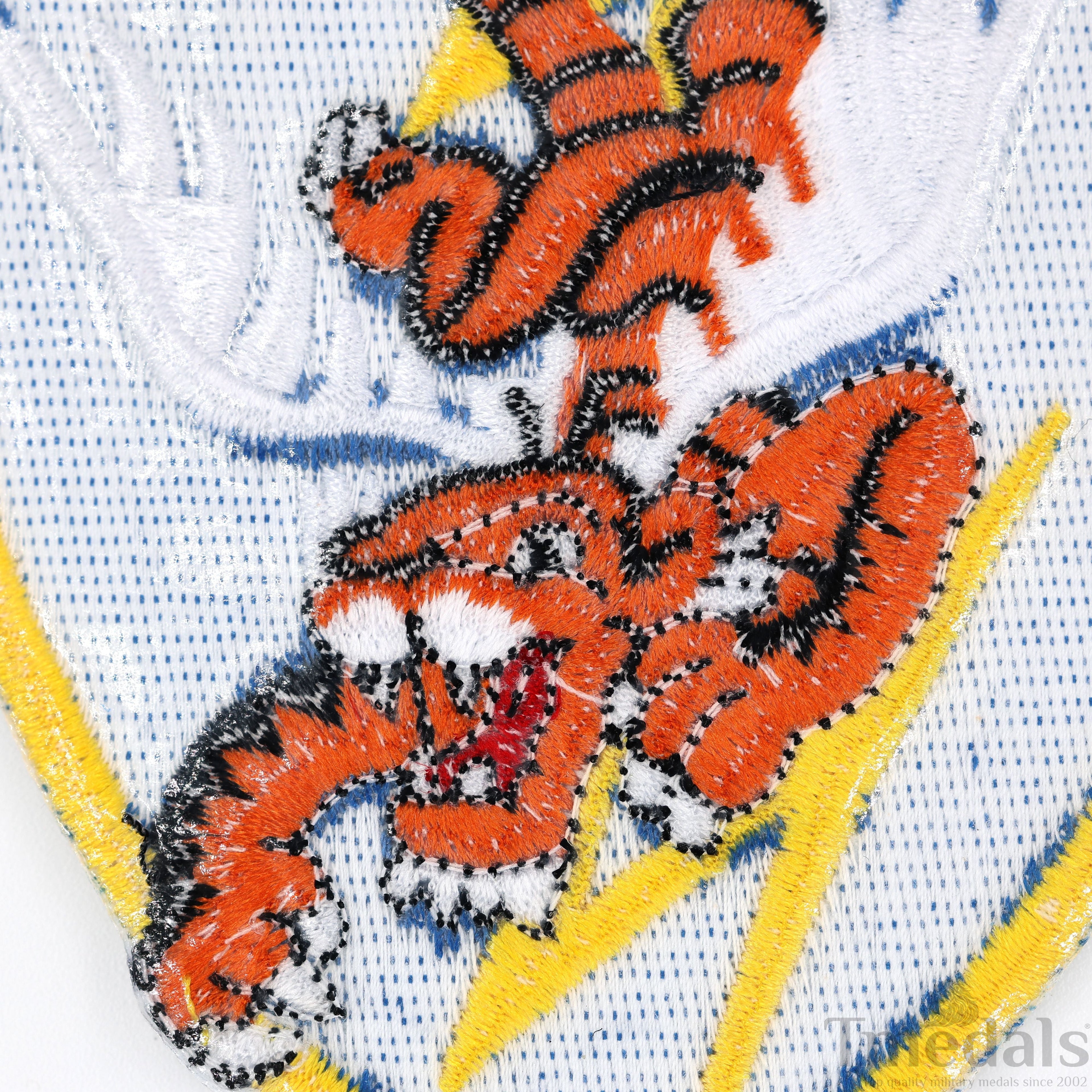 U.S. Army 14th Air Force Corps WWII Flying Tigers Avg Force Patch U.S. WWII China detail view 11
