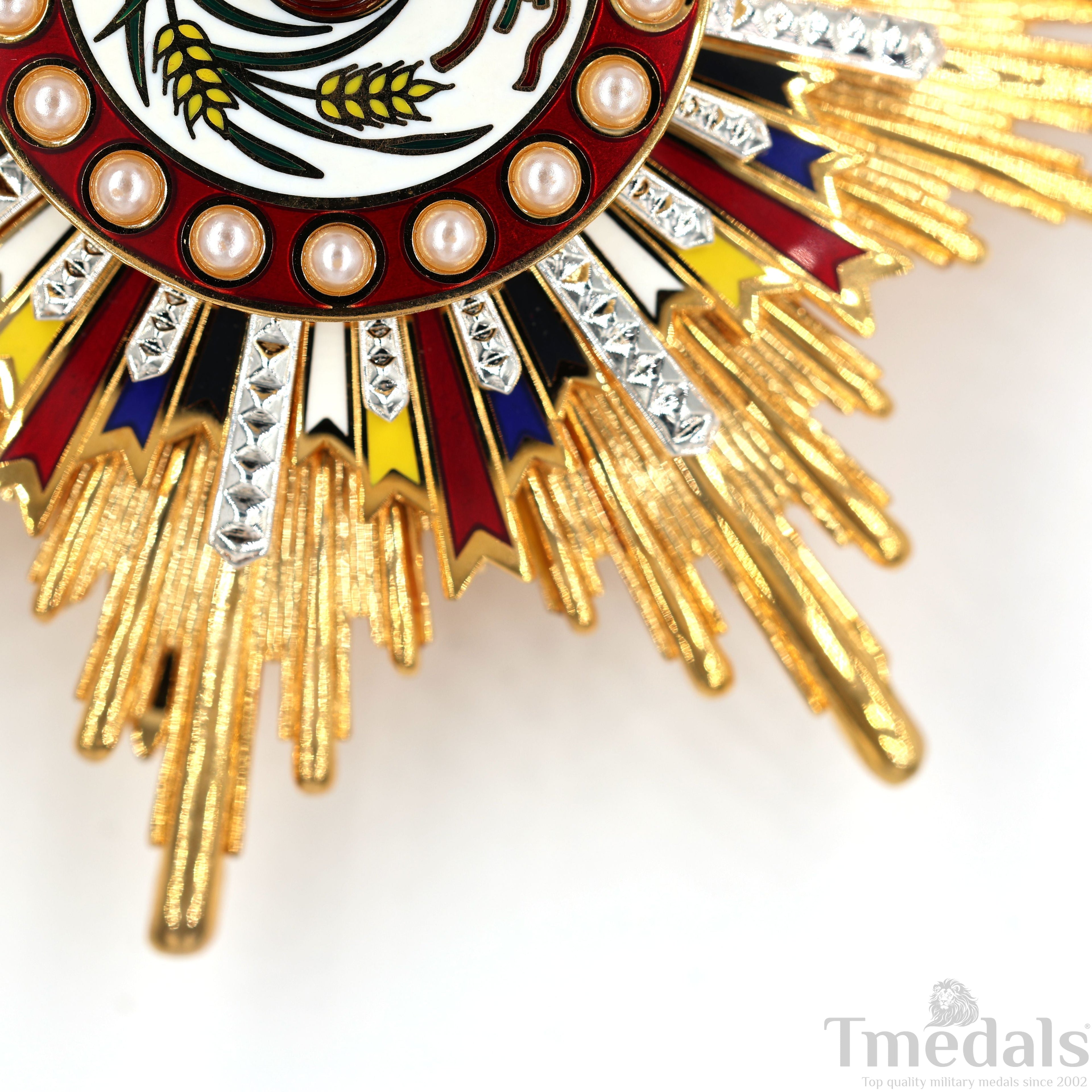 China Medal Order of the Precious Brilliant Golden Grain 2class grade breast star detail view 4