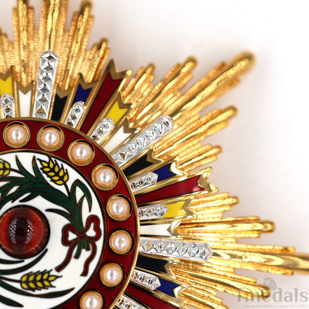 China Medal Order of the Precious Brilliant Golden Grain 2class grade breast star detail view 7