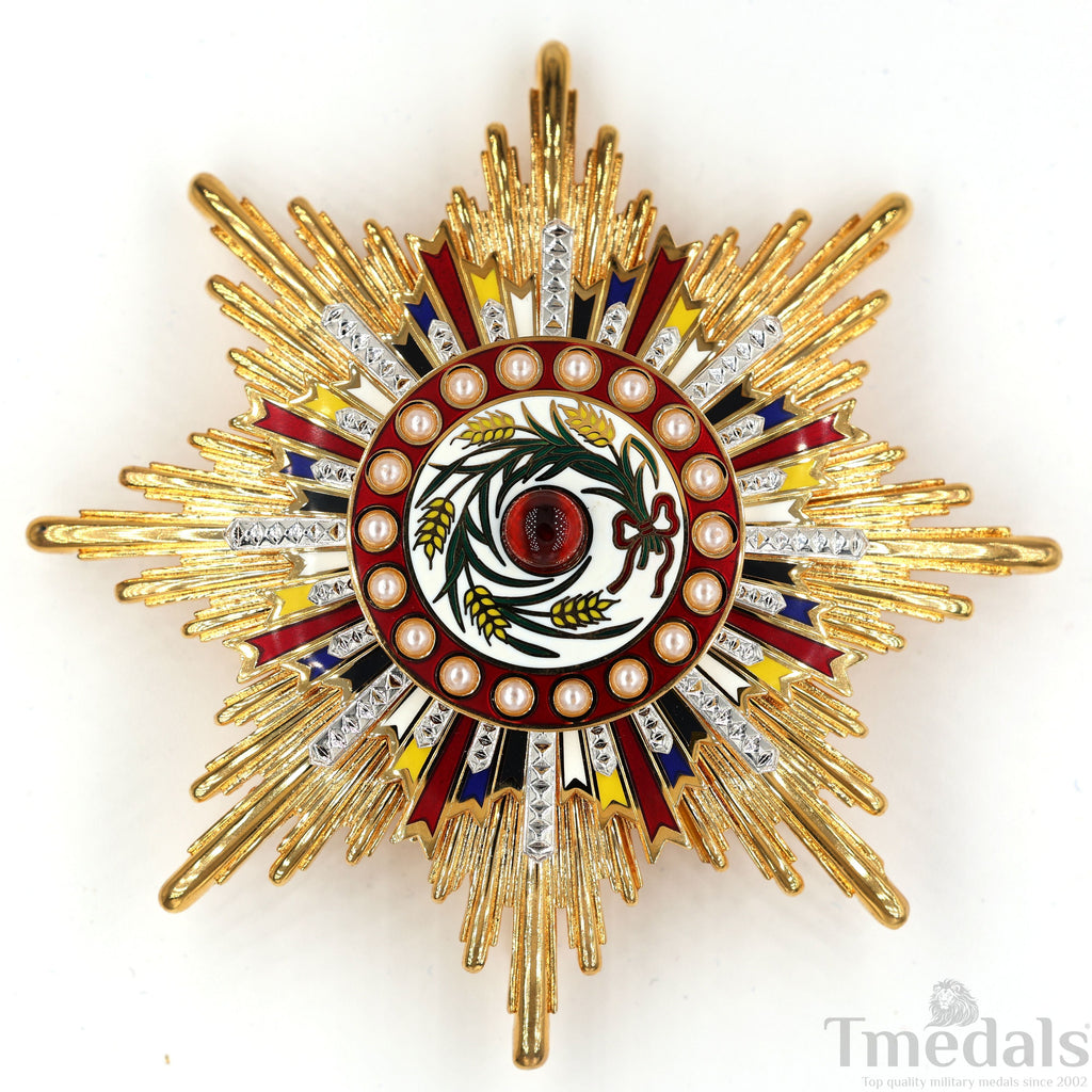 China Medal Order of the Precious Brilliant Golden Grain 2class grade breast star reproduction