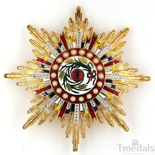 China Medal Order of the Precious Brilliant Golden Grain 2class grade breast star reproduction