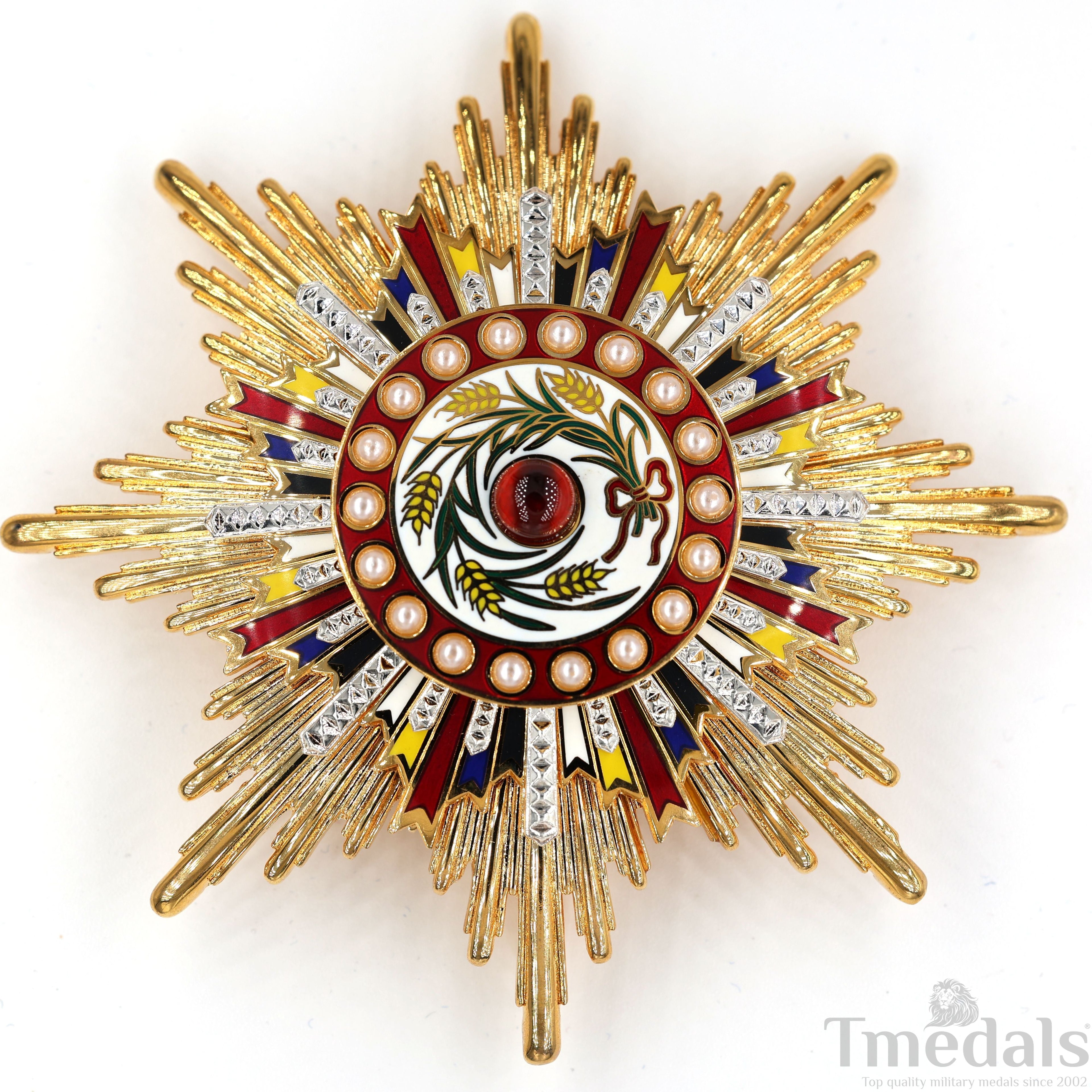 China Medal Order of the Precious Brilliant Golden Grain 2class grade breast star detail view 15