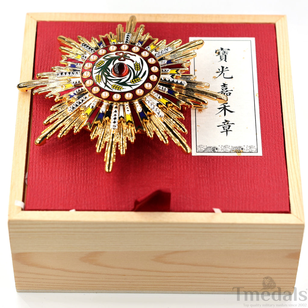 China Medal Order of the Precious Brilliant Golden Grain 2class grade breast star detail view 18