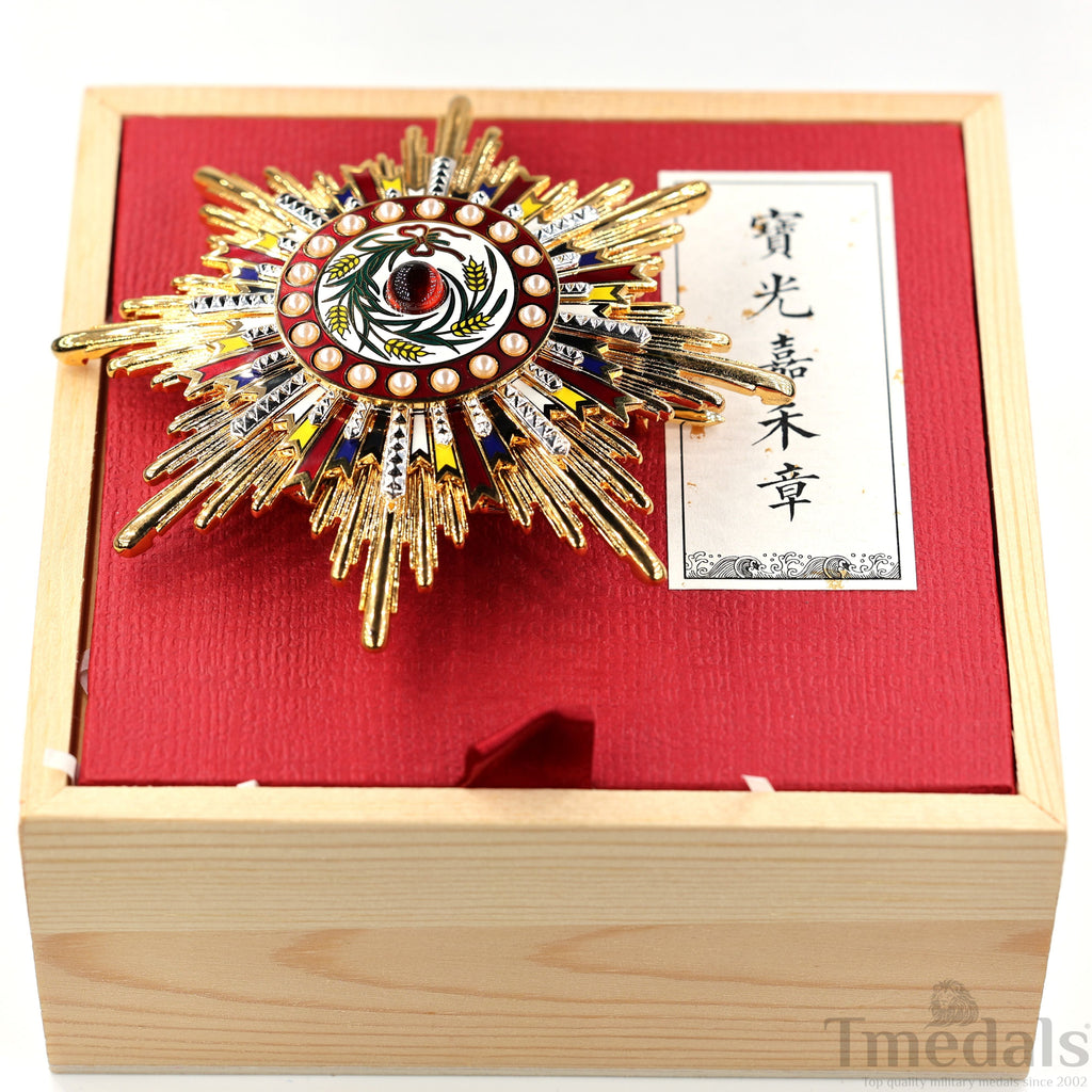 China Medal Order of the Precious Brilliant Golden Grain 2class grade breast star detail view 19