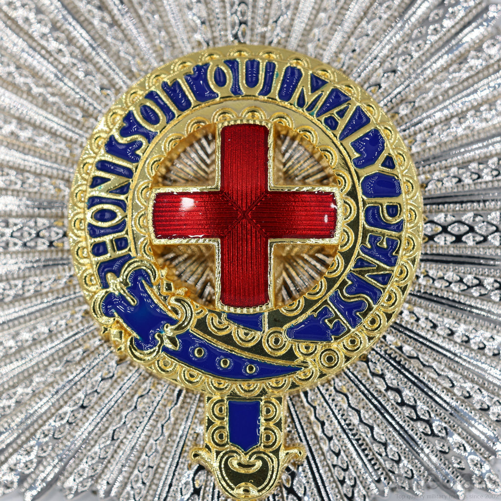 The British Order of the Garter Star Badge UK medal Badge detail view 13