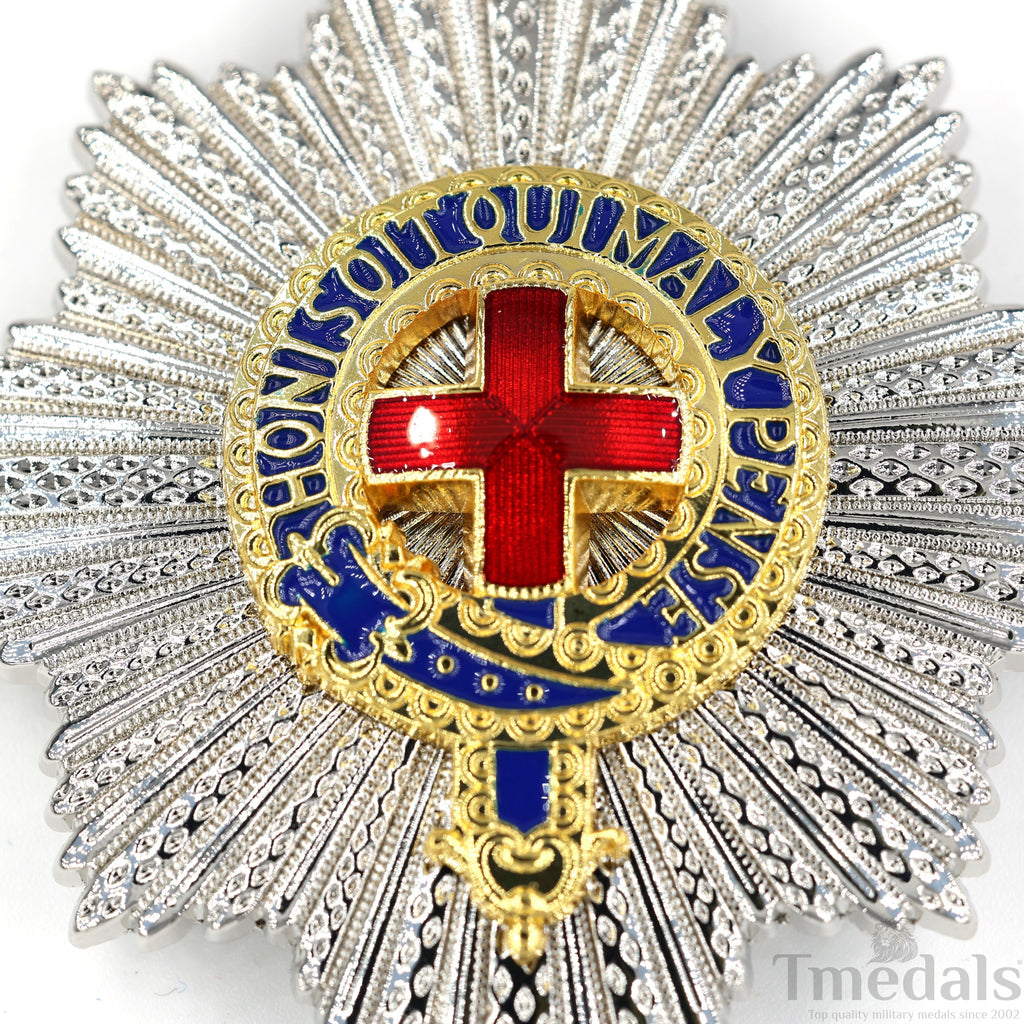 The British Order of the Garter Star Badge UK medal Badge detail view 14