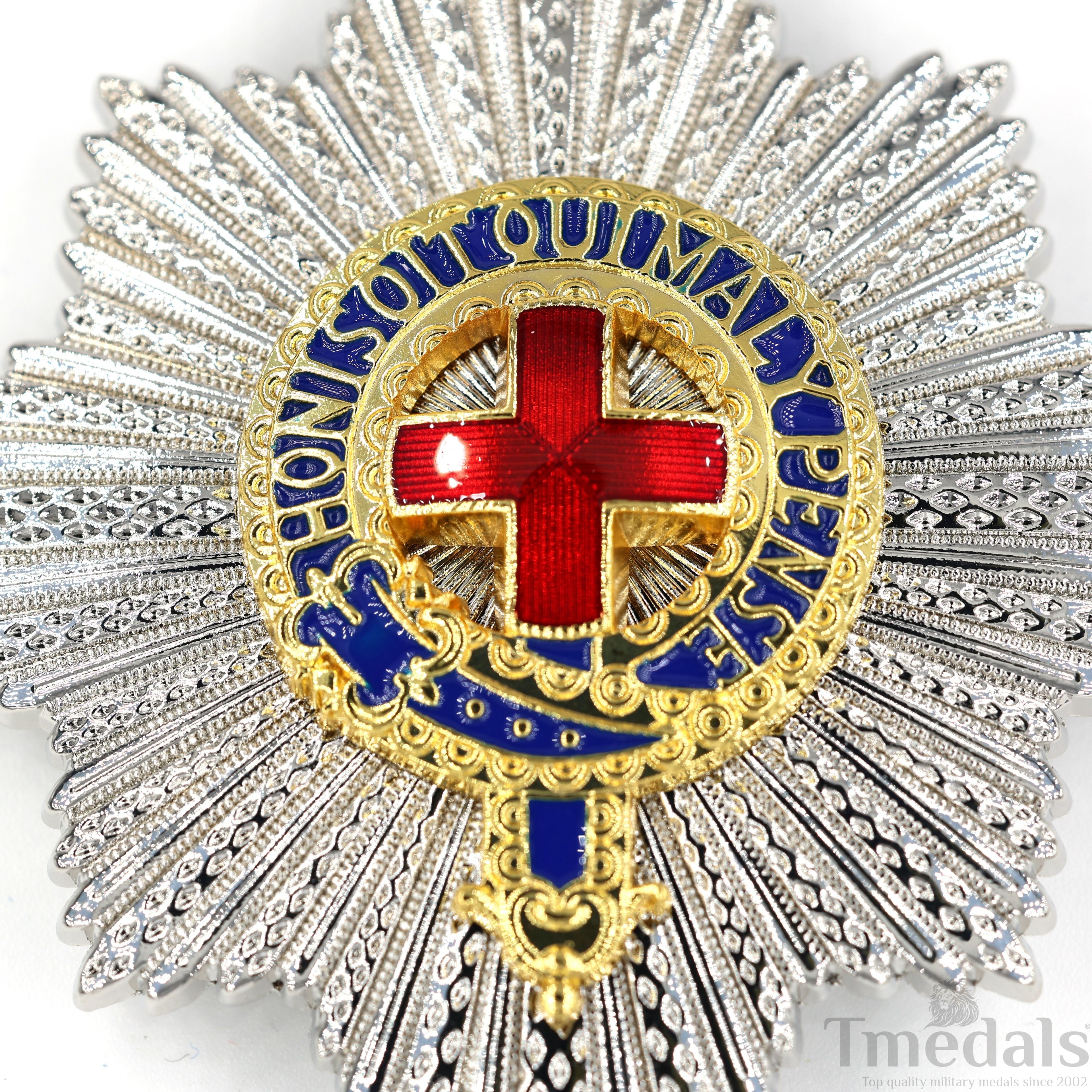 The British Order of the Garter Star Badge UK medal Badge detail view 14