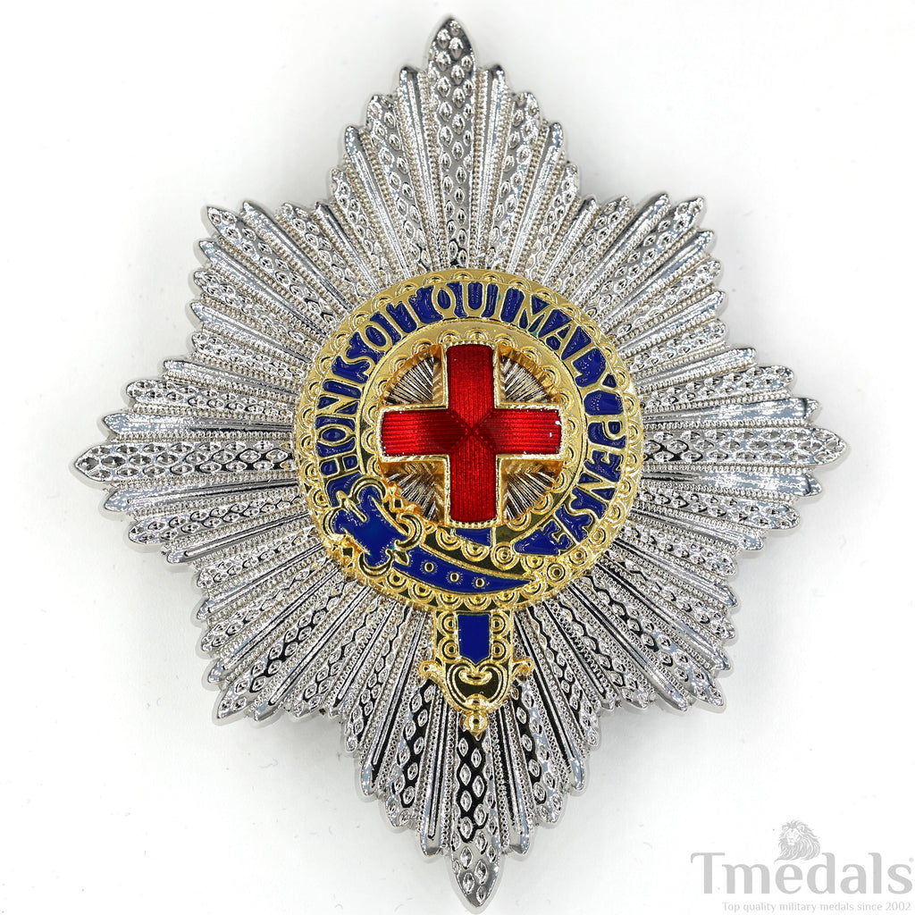 The British Order of the Garter Star Badge UK medal Badge detail view 8