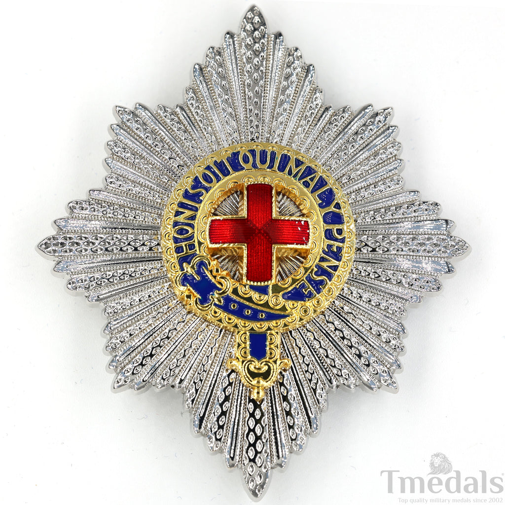 The British Order of the Garter Star Badge UK medal Badge detail view 3