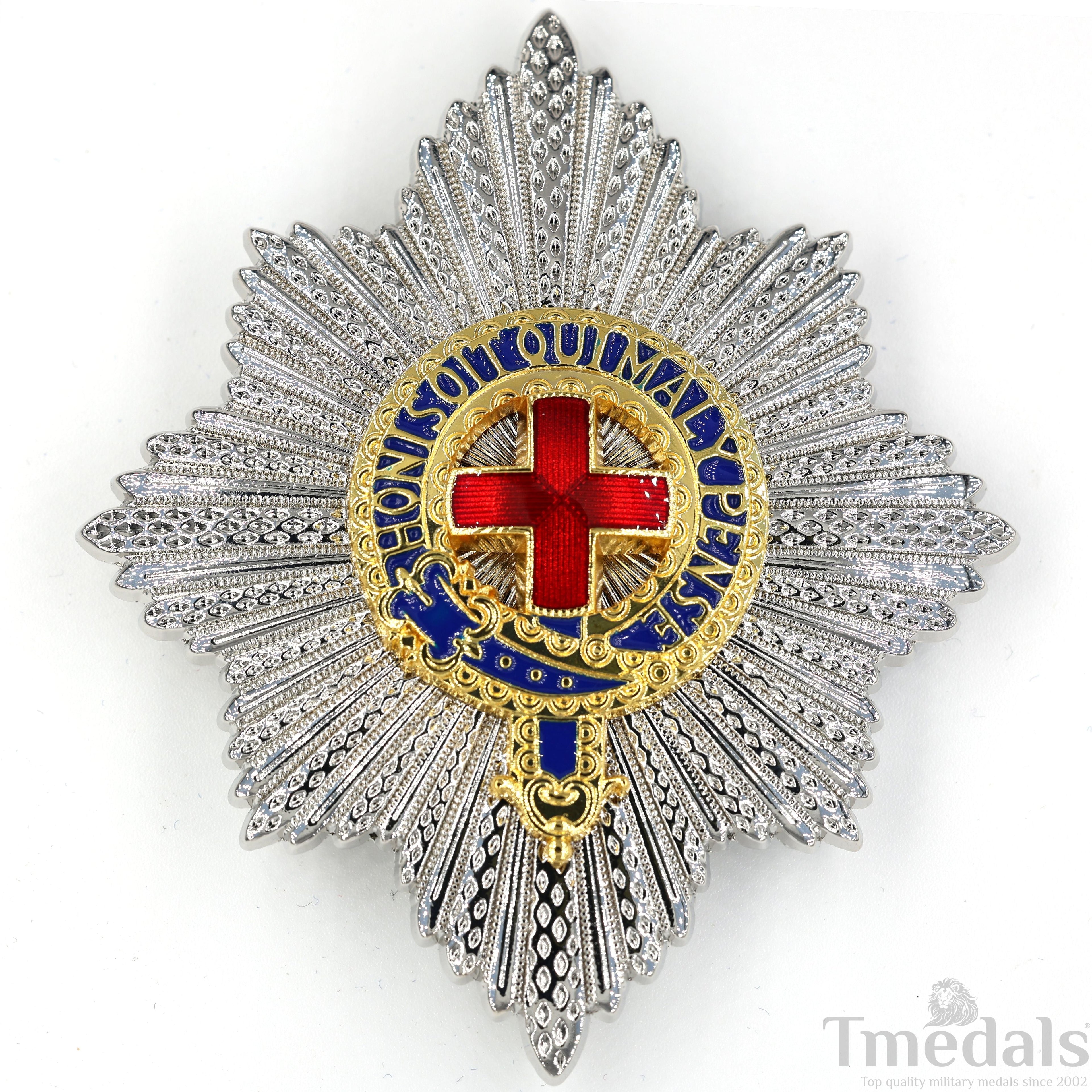 The British Order of the Garter Star Badge UK medal Badge detail view 3