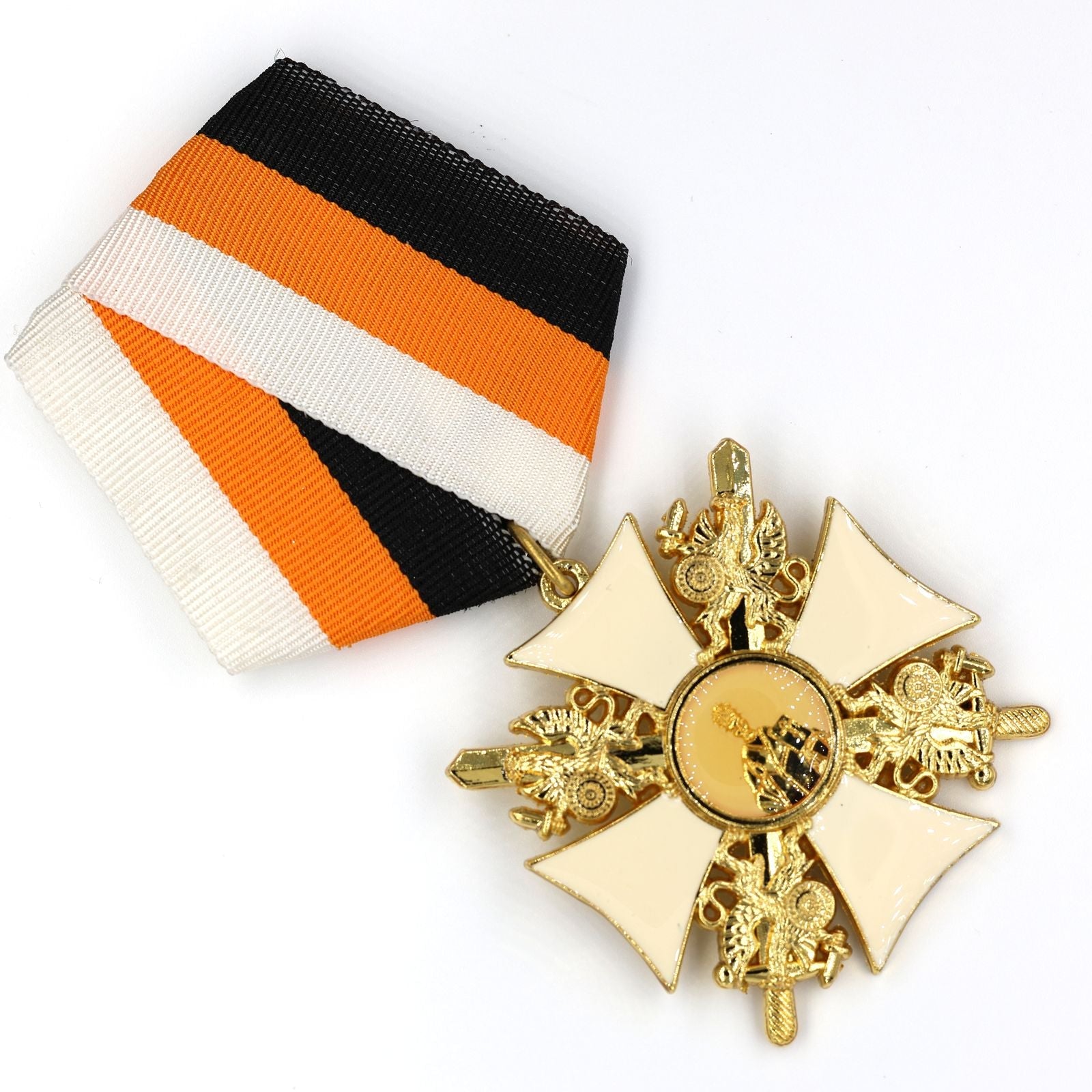 Imperial Russian Saint Nicholas Medal Order Badge detail view 3