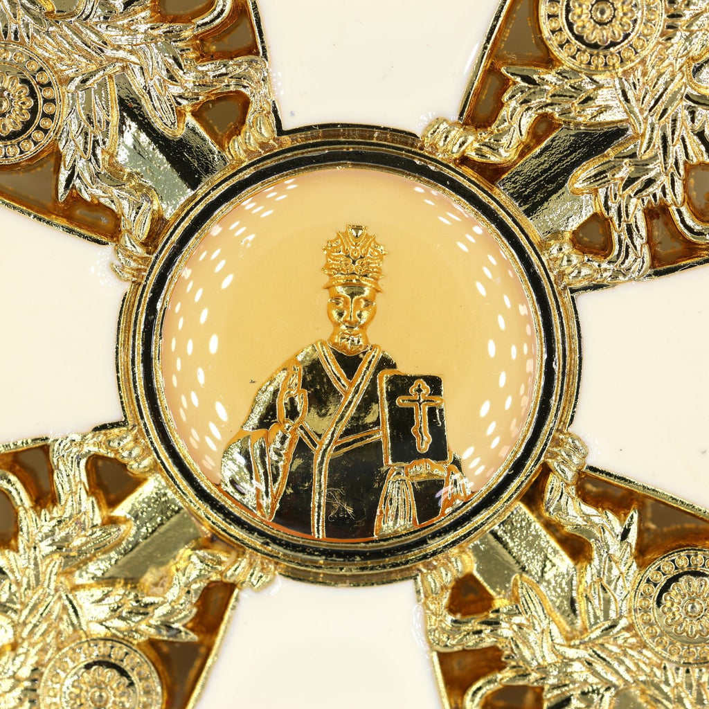 Imperial Russian Saint Nicholas Medal Order Badge detail view 7