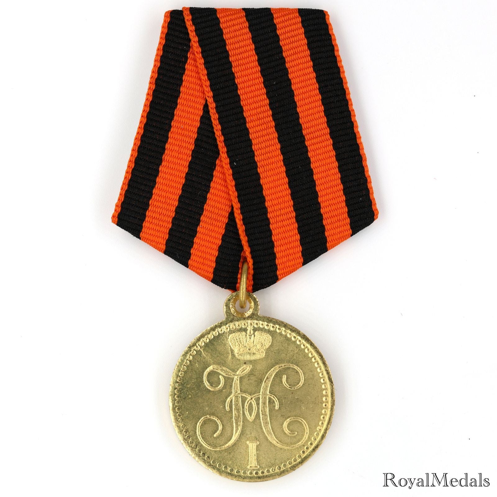 Imperial Russia Medal – “For the Storming of Akhulgo” 1839 A10 reproduction
