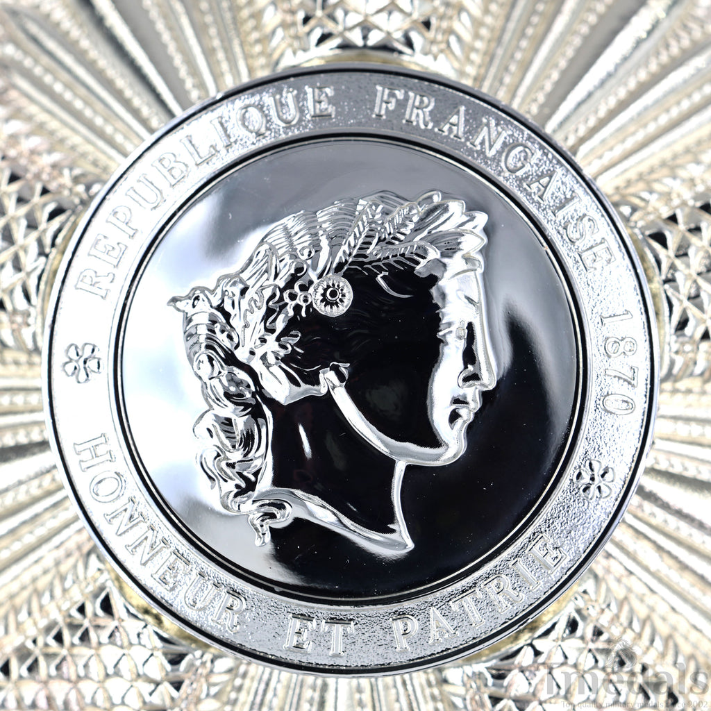 France French Legion of Honor Grand Cross Breast Star in Silver Medal Order detail view 2