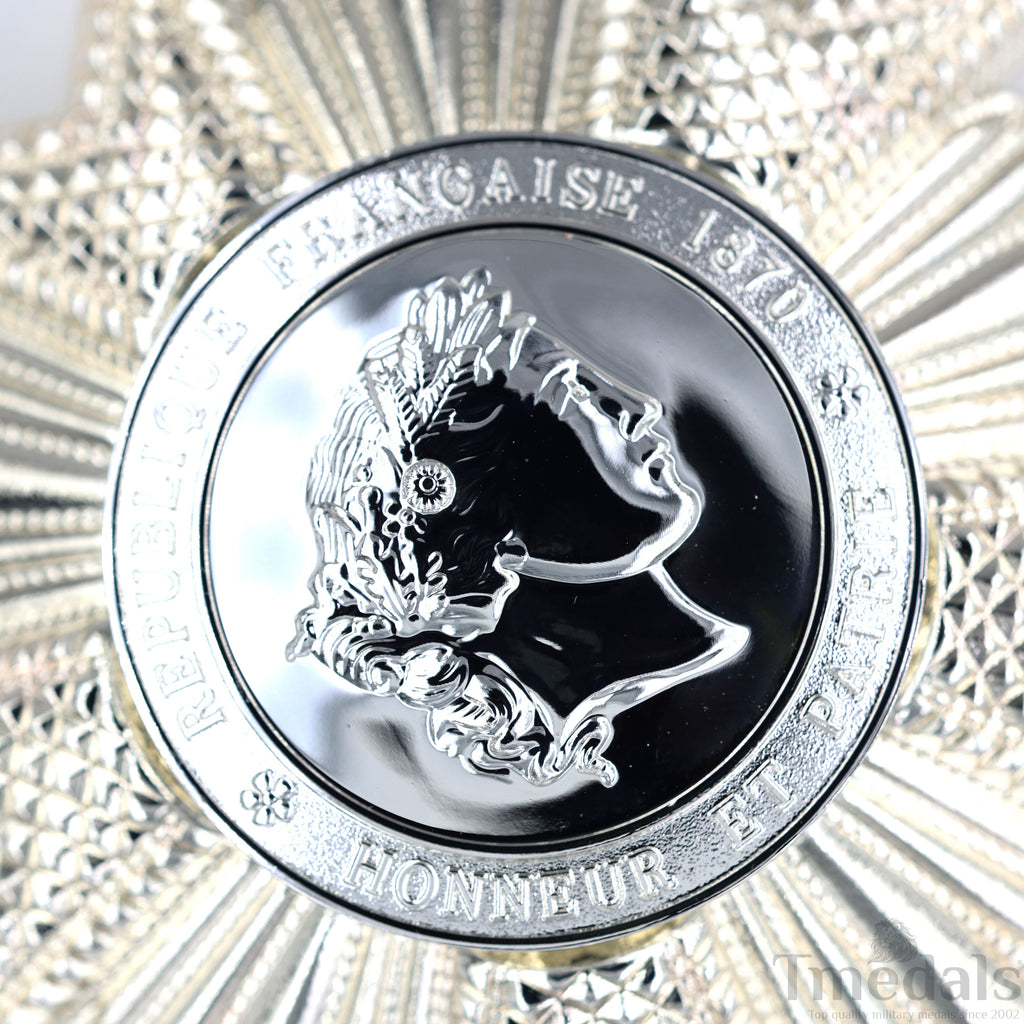 France French Legion of Honor Grand Cross Breast Star in Silver Medal Order detail view 11