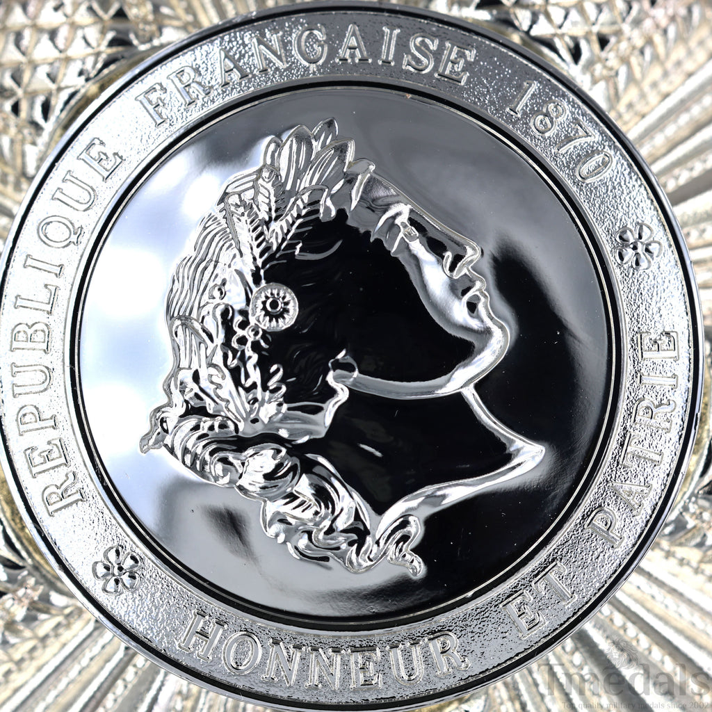 France French Legion of Honor Grand Cross Breast Star in Silver Medal Order detail view 16