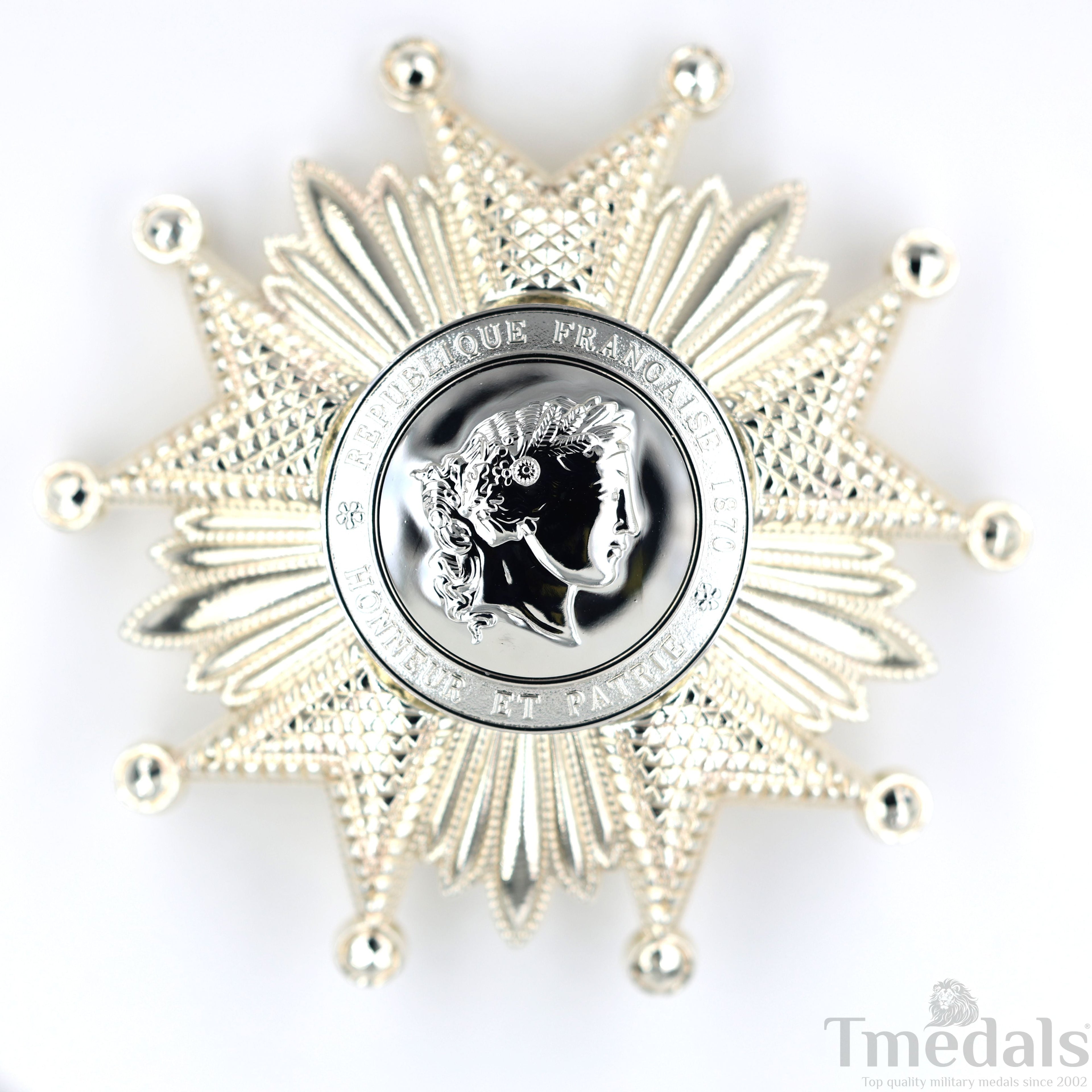 France French Legion of Honor Grand Cross Breast Star in Silver Medal Order detail view 20