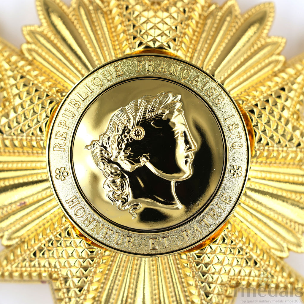 France French Legion of Honor Grand Cross Breast Star in Gold Medal Order detail view 11