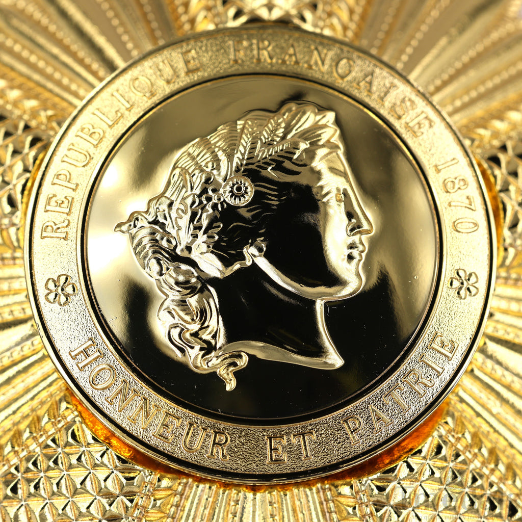 France French Legion of Honor Grand Cross Breast Star in Gold Medal Order detail view 12