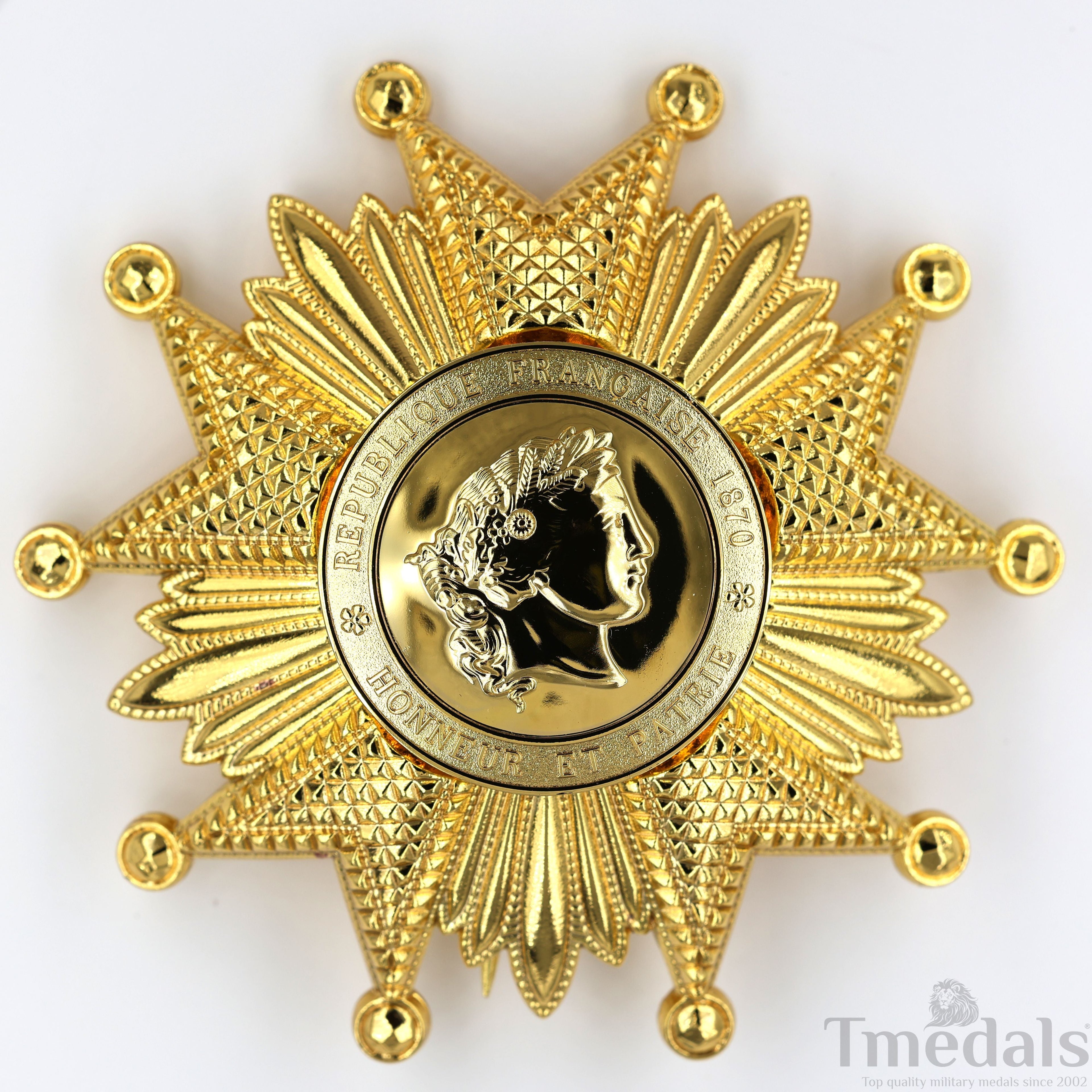France French Legion of Honor Grand Cross Breast Star in Gold Medal Order detail view 14