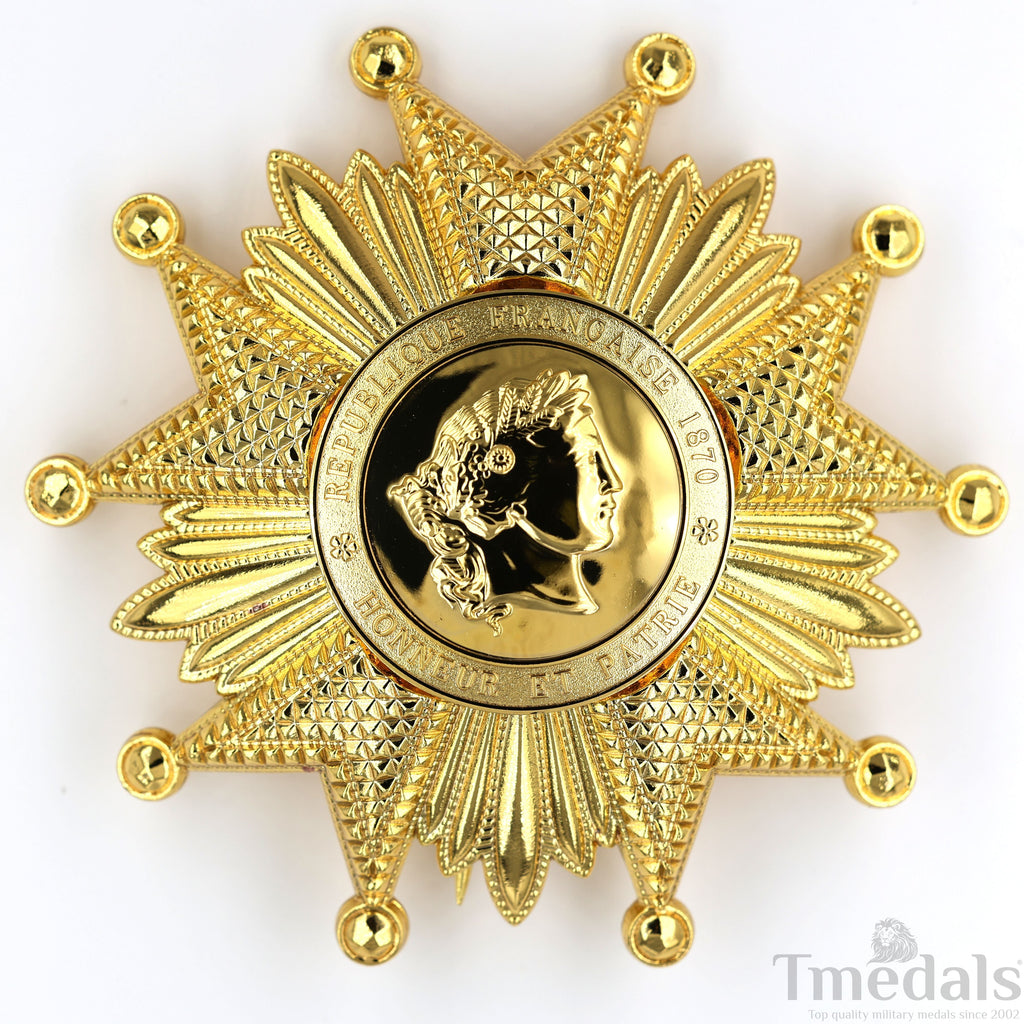 France French Legion of Honor Grand Cross Breast Star in Gold Medal Order detail view 15