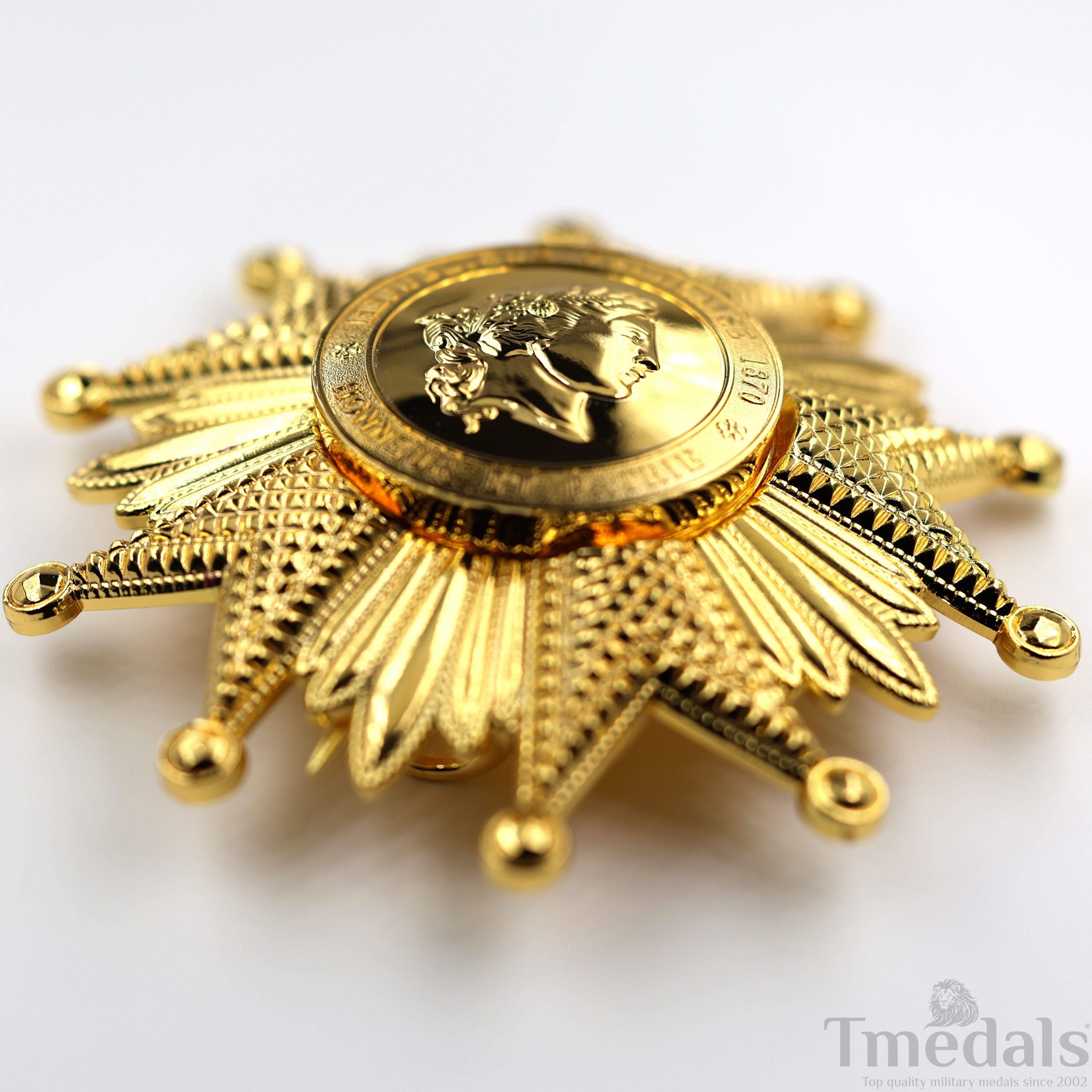 France French Legion of Honor Grand Cross Breast Star in Gold Medal Order detail view 18