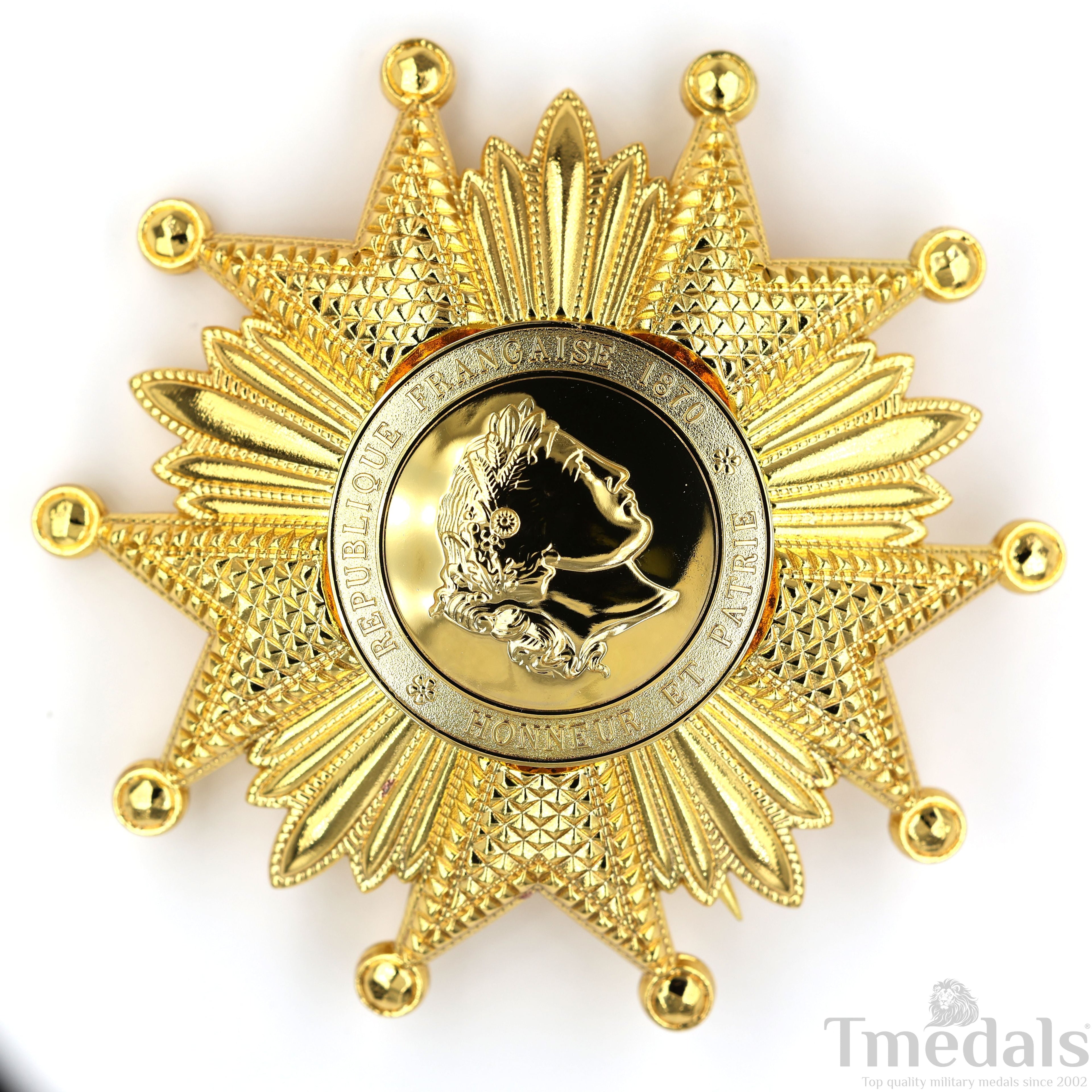 France French Legion of Honor Grand Cross Breast Star in Gold Medal Order detail view 20