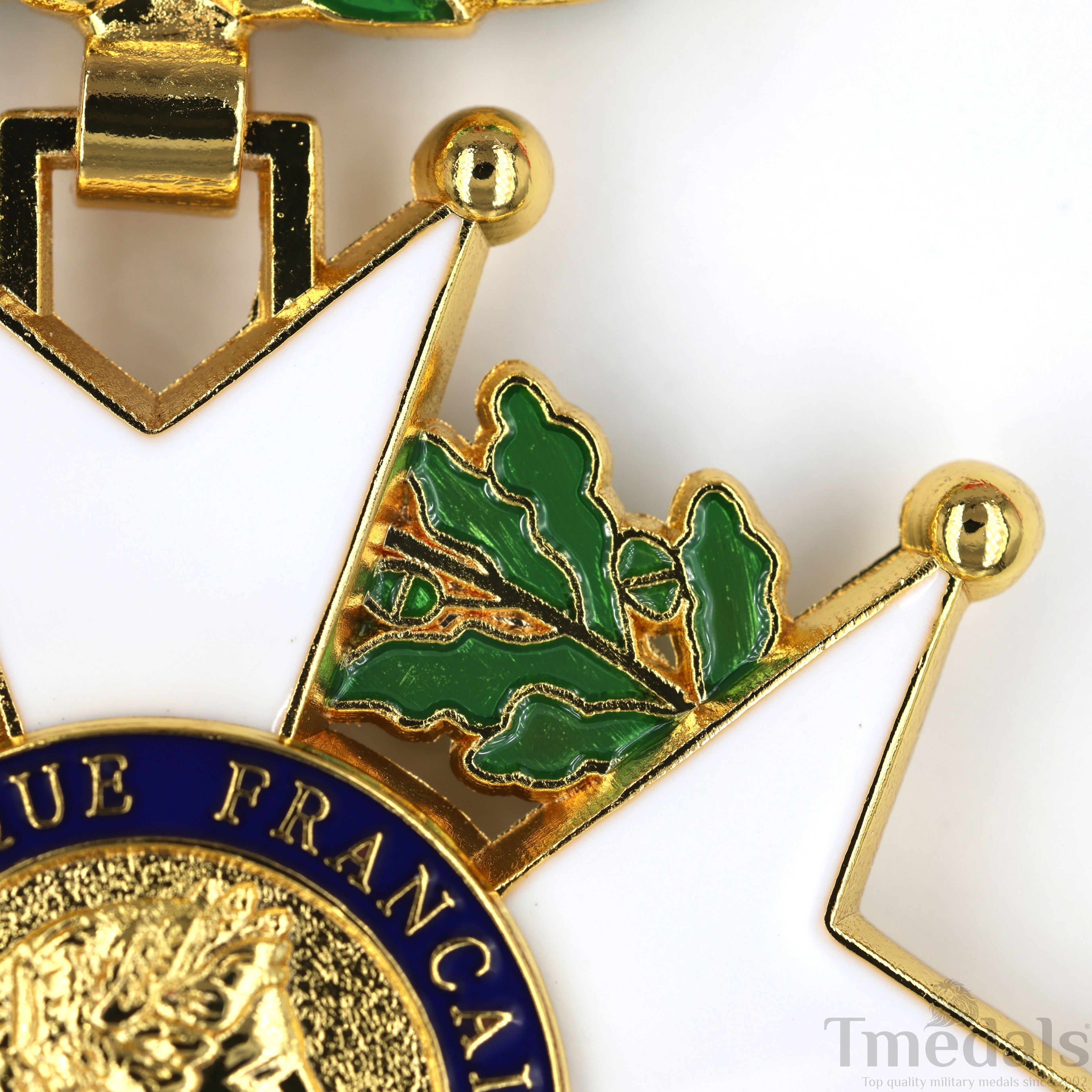 French Legion of Honour Commandeur Medal 3rd Class with Red Ribbon detail view 15